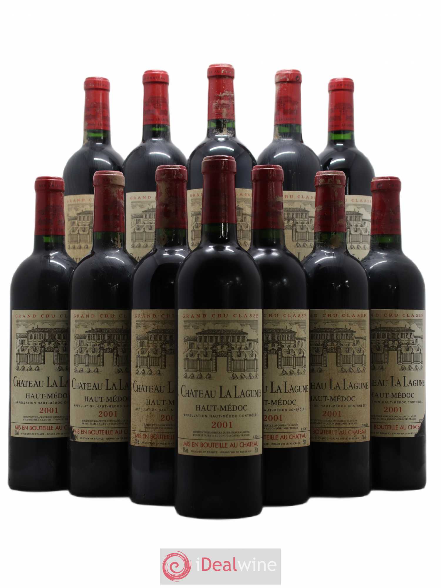 Château la Lagune 3ème Grand Cru Classé 2001 - Lot de 12 bouteilles - 0