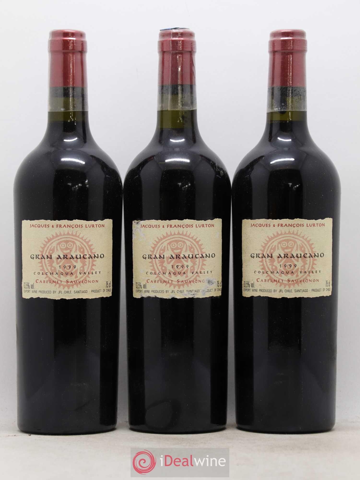 Chili Gran Araucano Cabernet Sauvignon 1999 - Lot de 6 bouteilles - 1