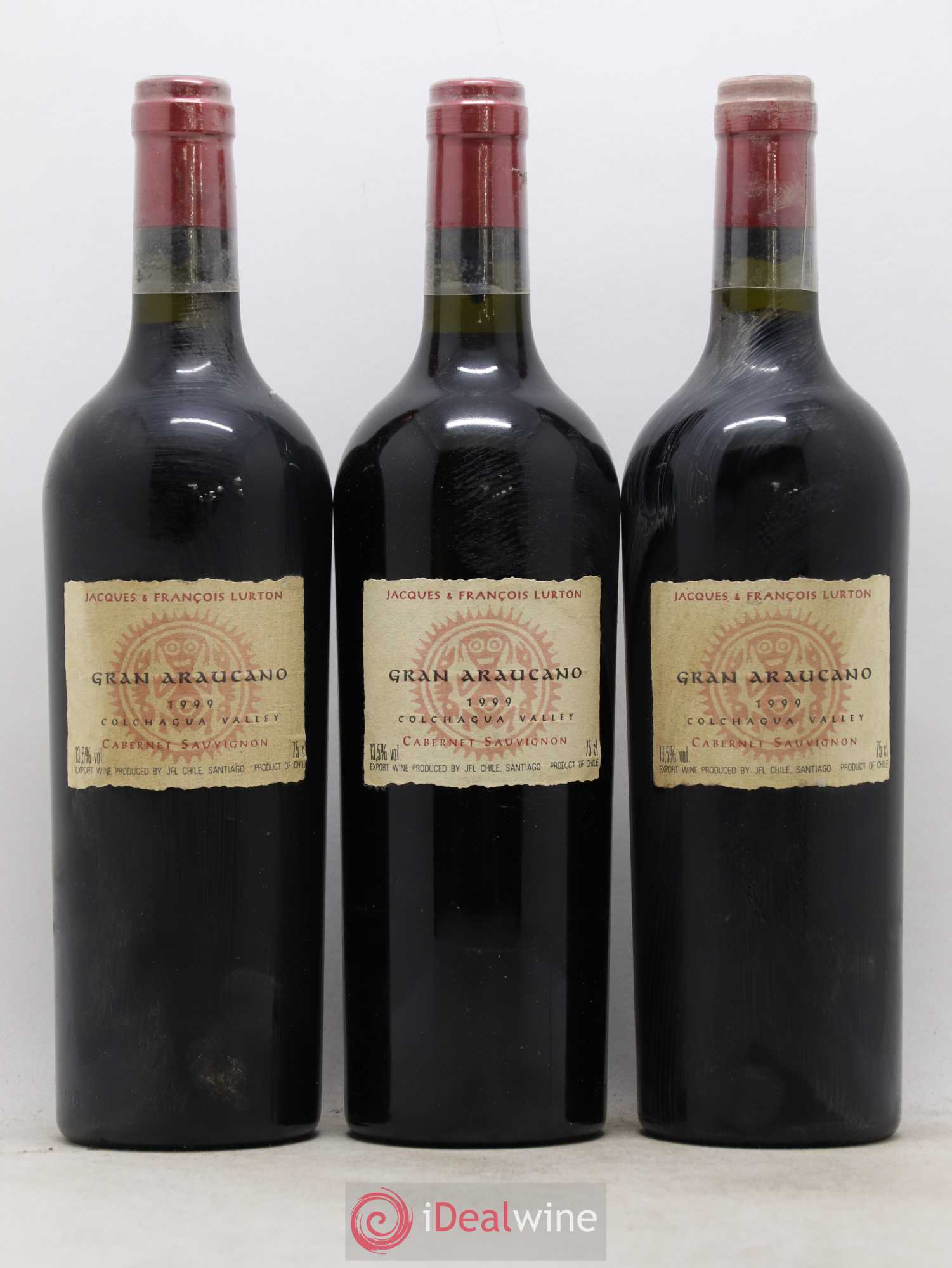 Chili Gran Araucano Cabernet Sauvignon 1999 - Lot de 6 bouteilles - 2