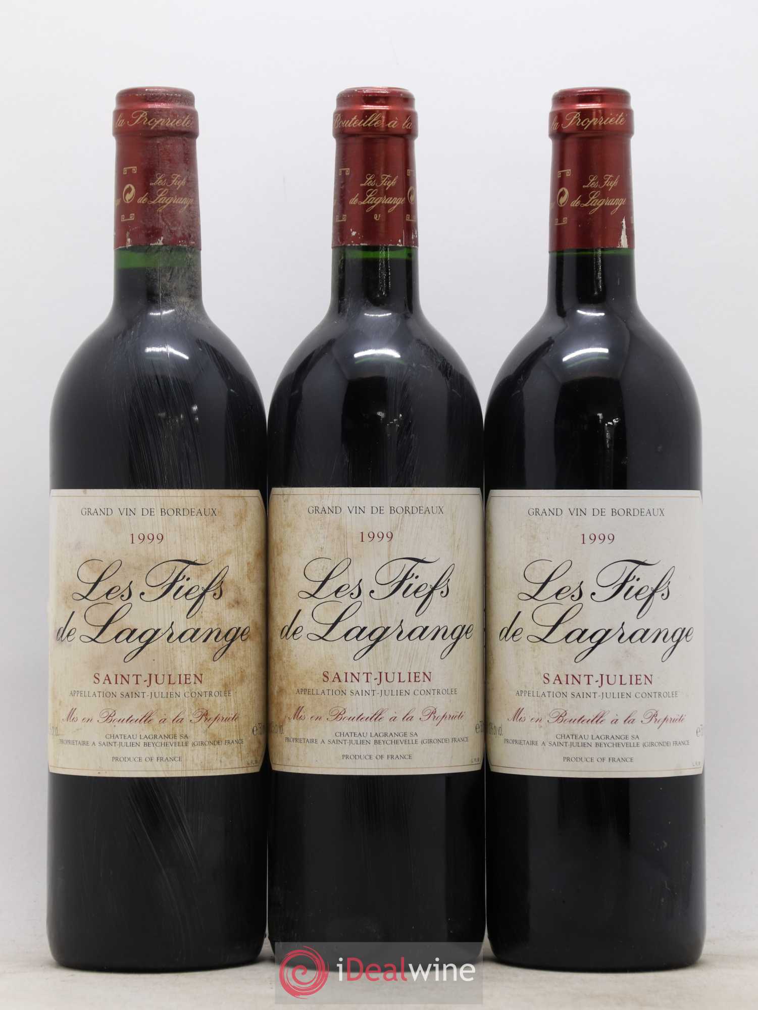 Les Fiefs de Lagrange Second Vin 1999 - Lot de 12 bouteilles - 1