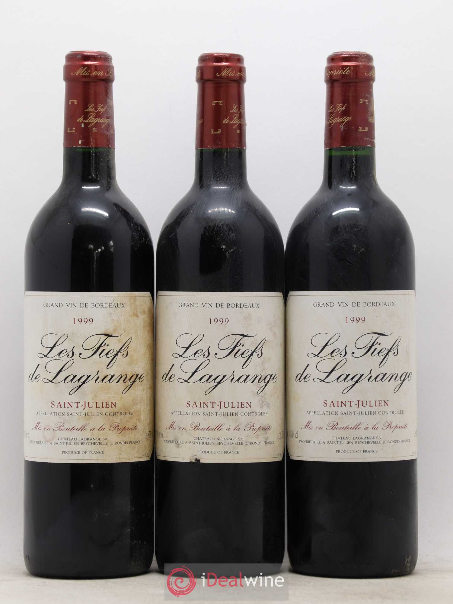 Les Fiefs de Lagrange Second Vin 1999 - Lot de 12 bouteilles - 2