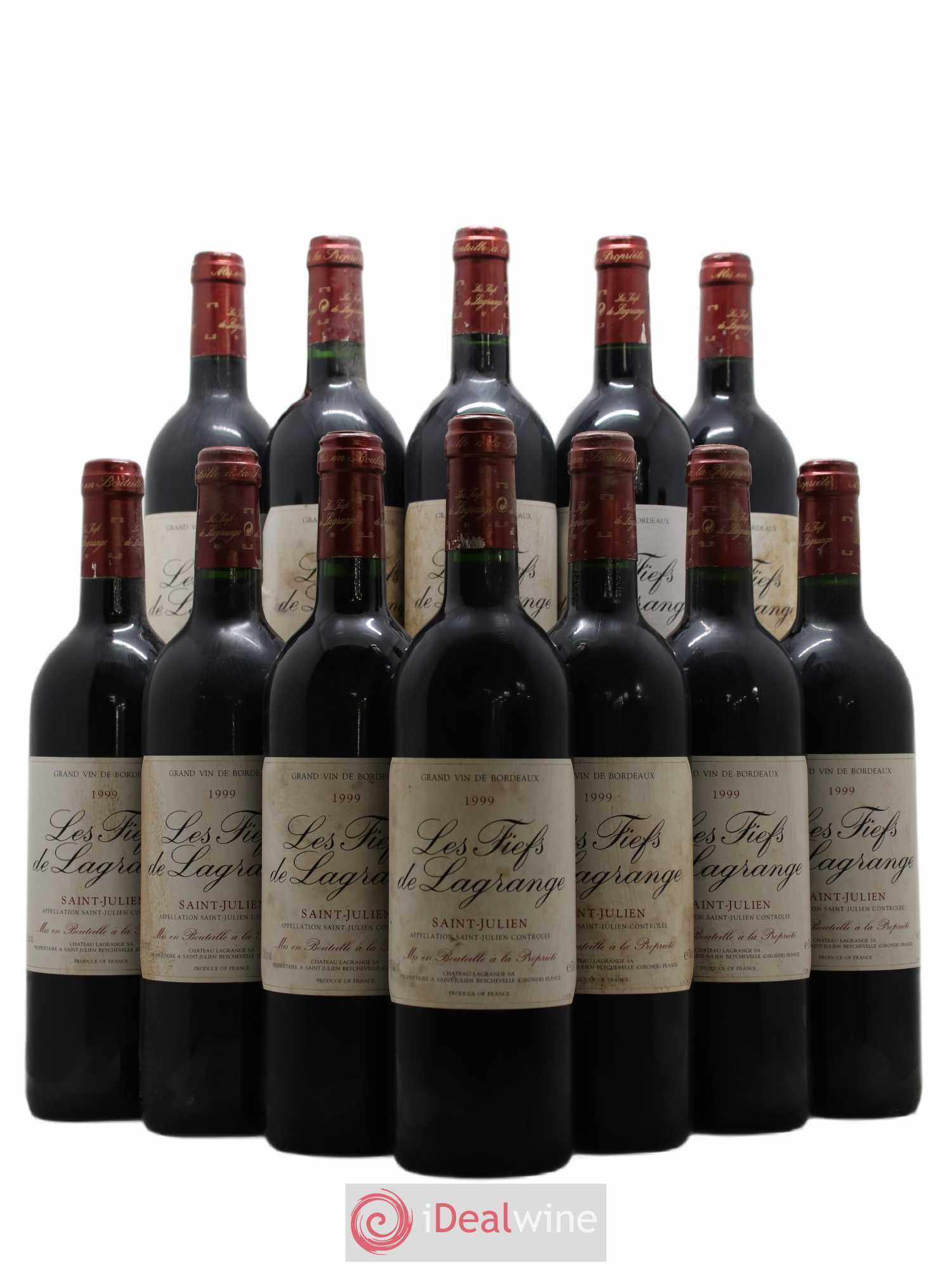 Les Fiefs de Lagrange Second Vin 1999 - Lot de 12 bouteilles - 0