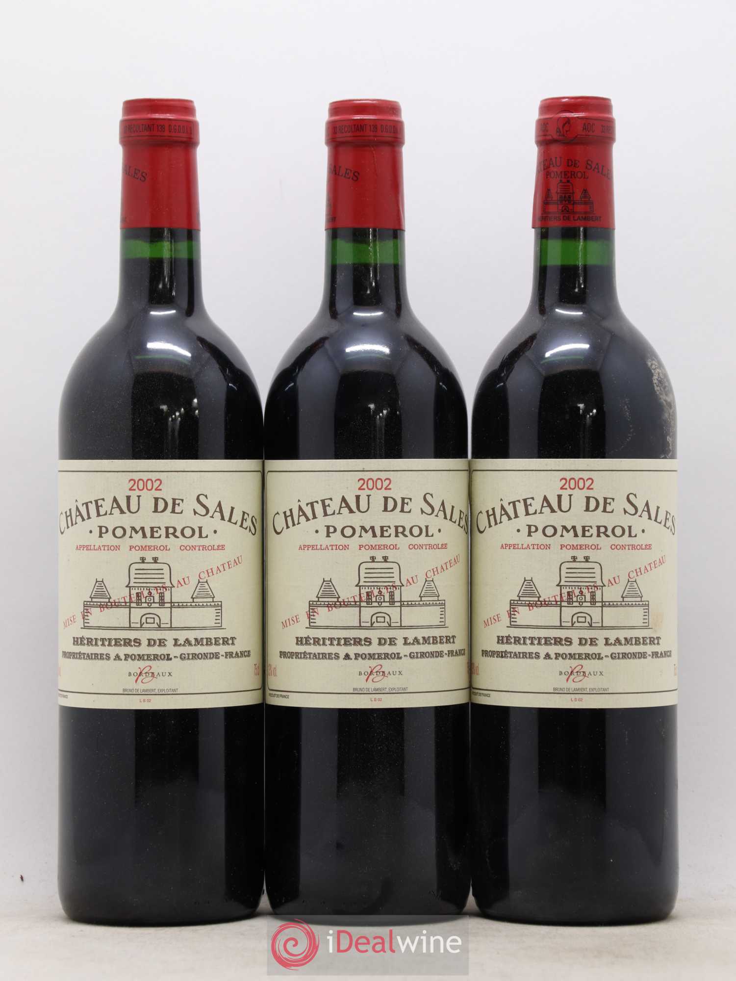 Château de Sales 2002 - Lot de 12 bouteilles - 1