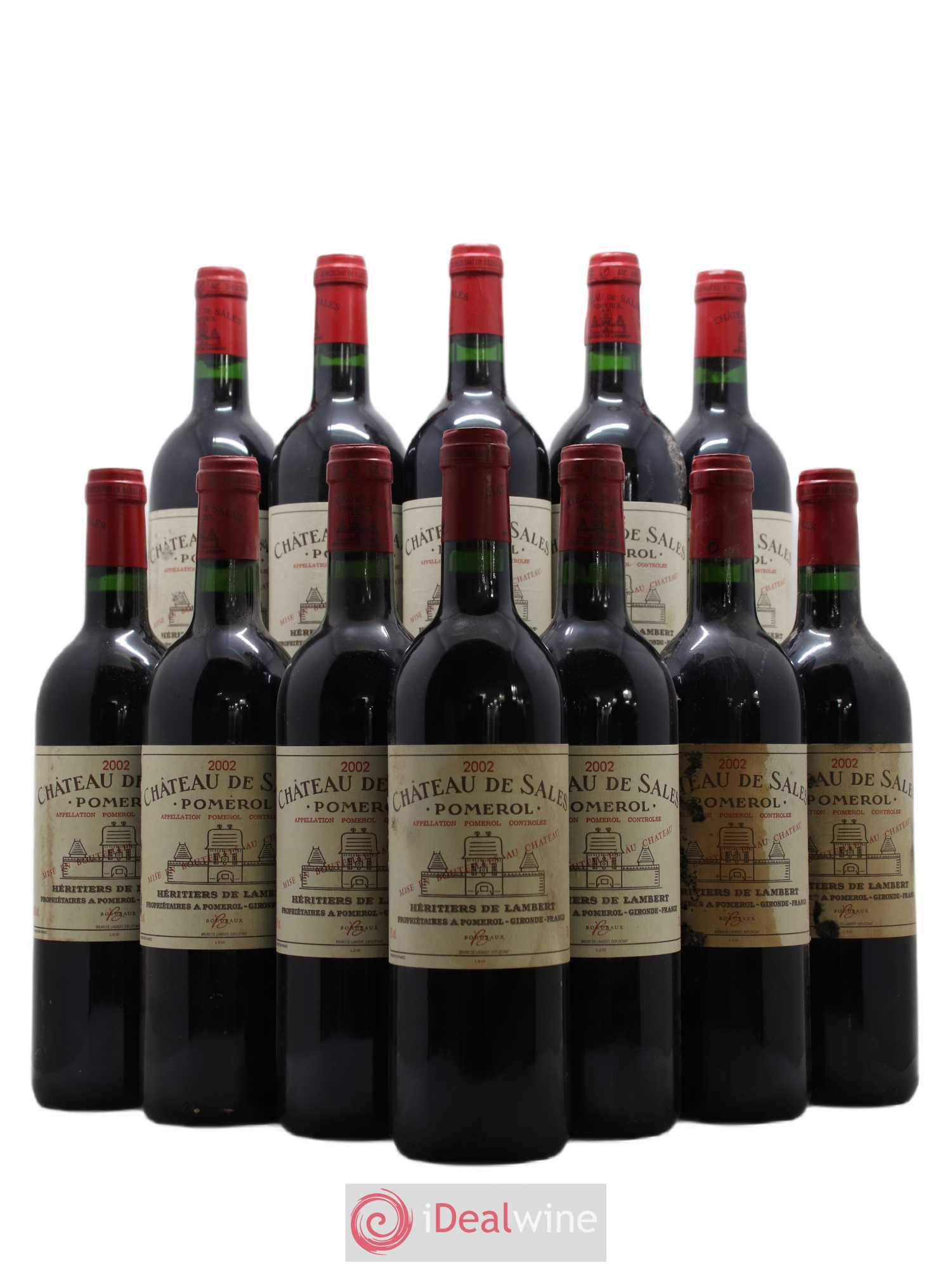 Château de Sales 2002 - Lot de 12 bouteilles - 0