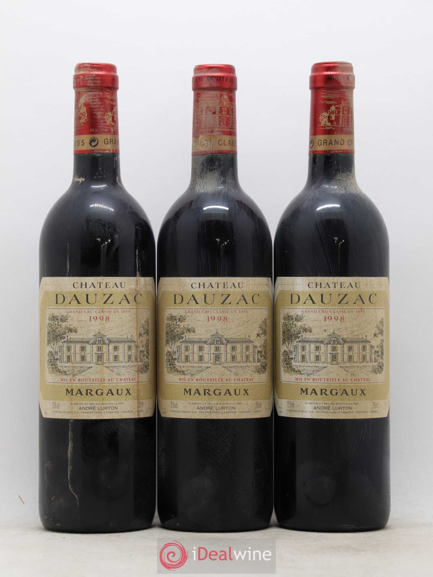 Château Dauzac 5ème Grand Cru Classé 1998 - Lot de 12 bouteilles - 2