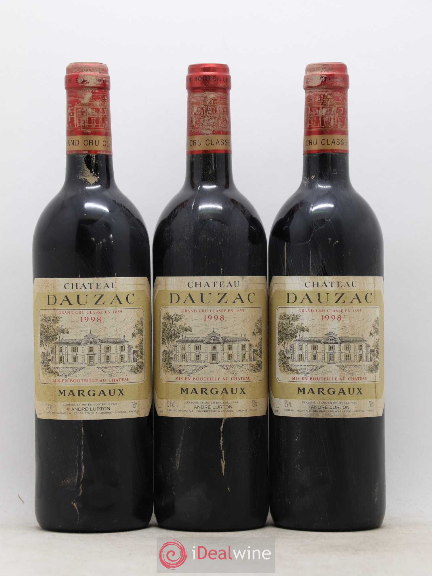 Château Dauzac 5ème Grand Cru Classé 1998 - Lot de 12 bouteilles - 3