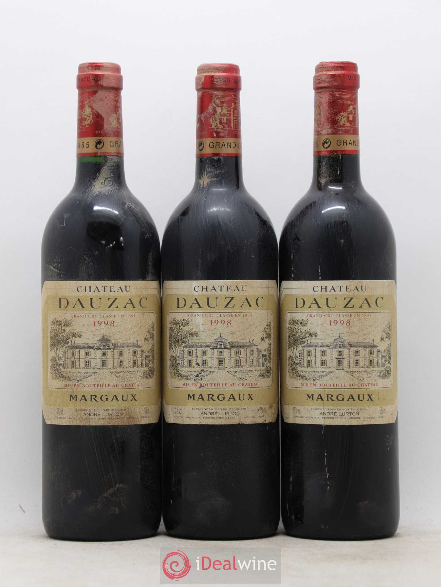 Château Dauzac 5ème Grand Cru Classé 1998 - Lot de 12 bouteilles - 4