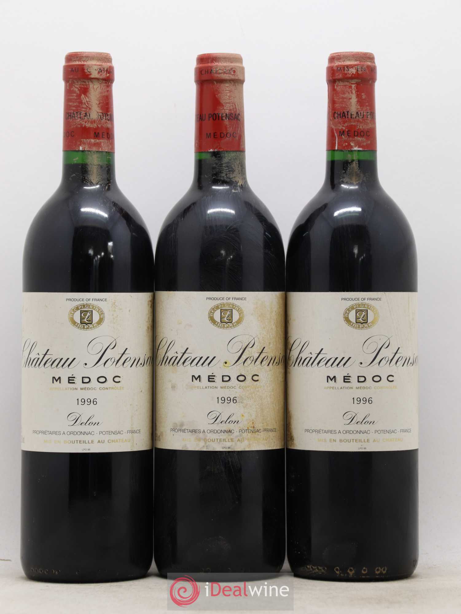 Château Potensac 1996 - Lot de 12 bouteilles - 2