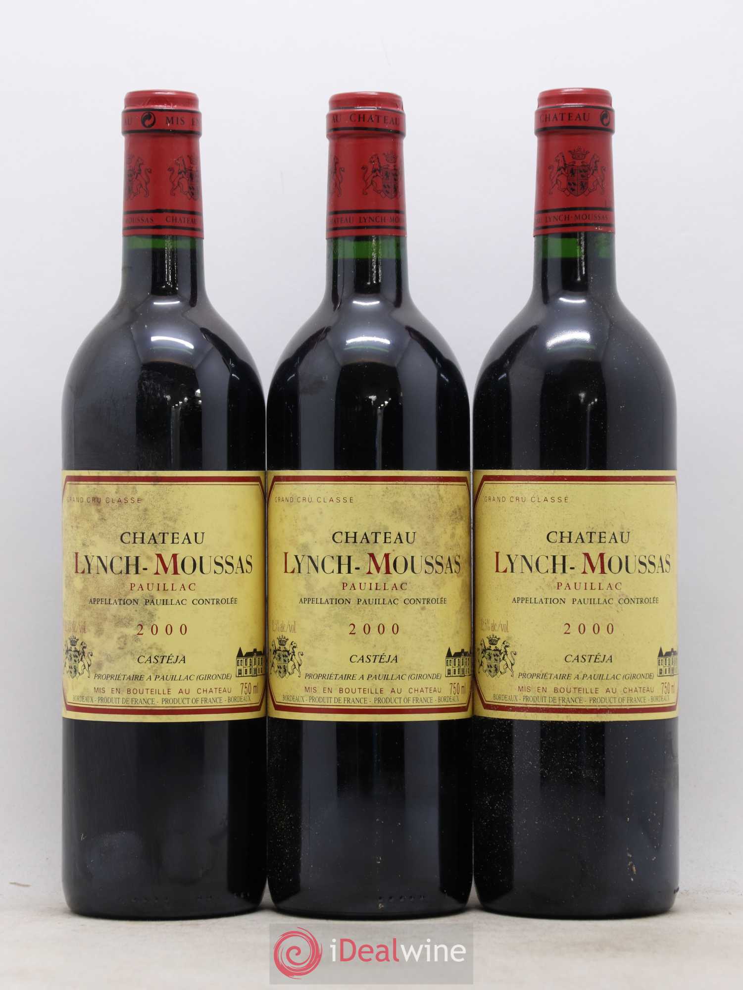 Château Lynch Moussas 5ème Grand Cru Classé 2000 - Lot de 12 bouteilles - 3