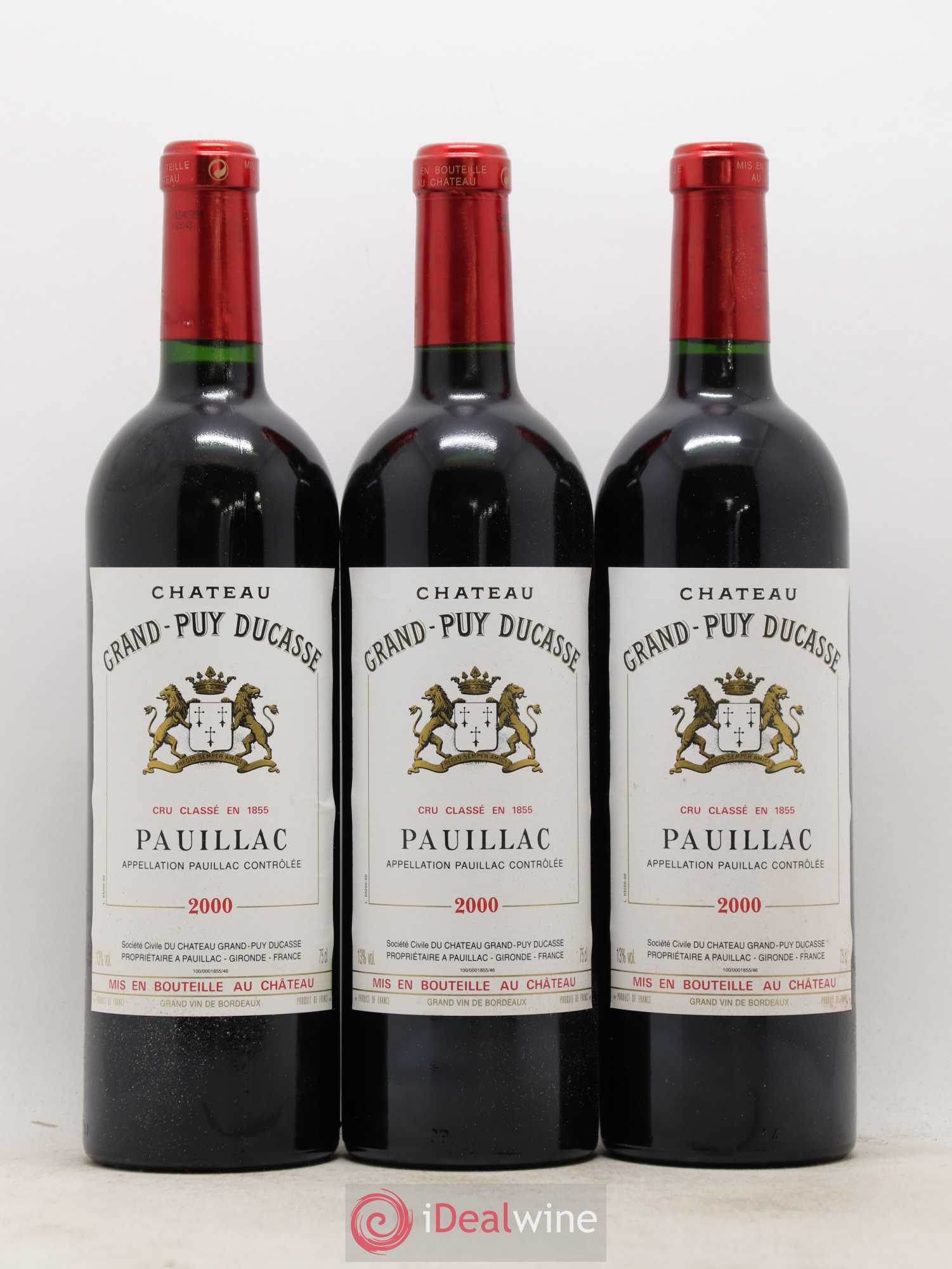 Château Grand Puy Ducasse 5ème Grand Cru Classé 2000 - Lot de 12 bouteilles - 2