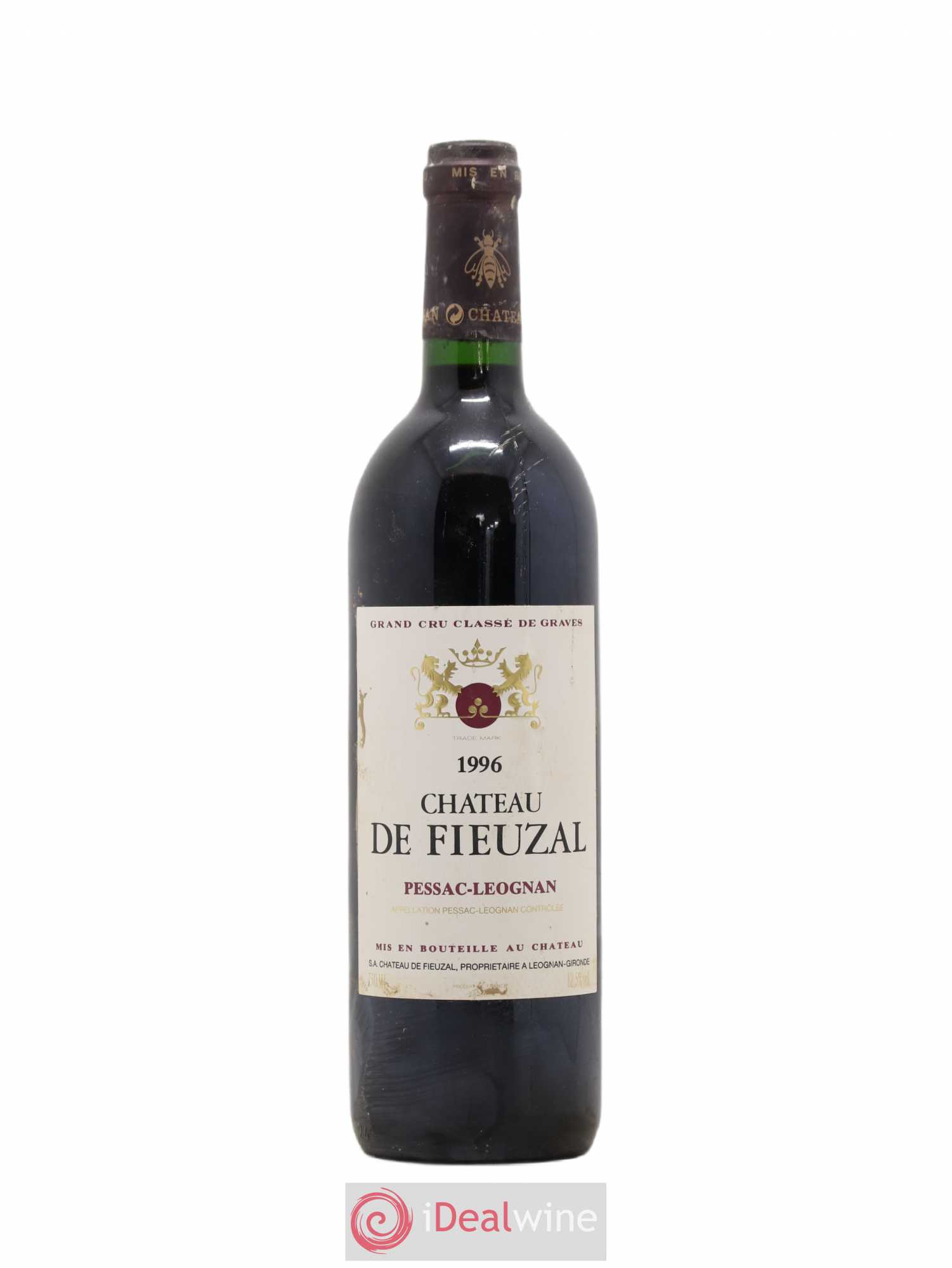 Château de Fieuzal Cru Classé de Graves 1996 - Lot de 1 bouteille - 0
