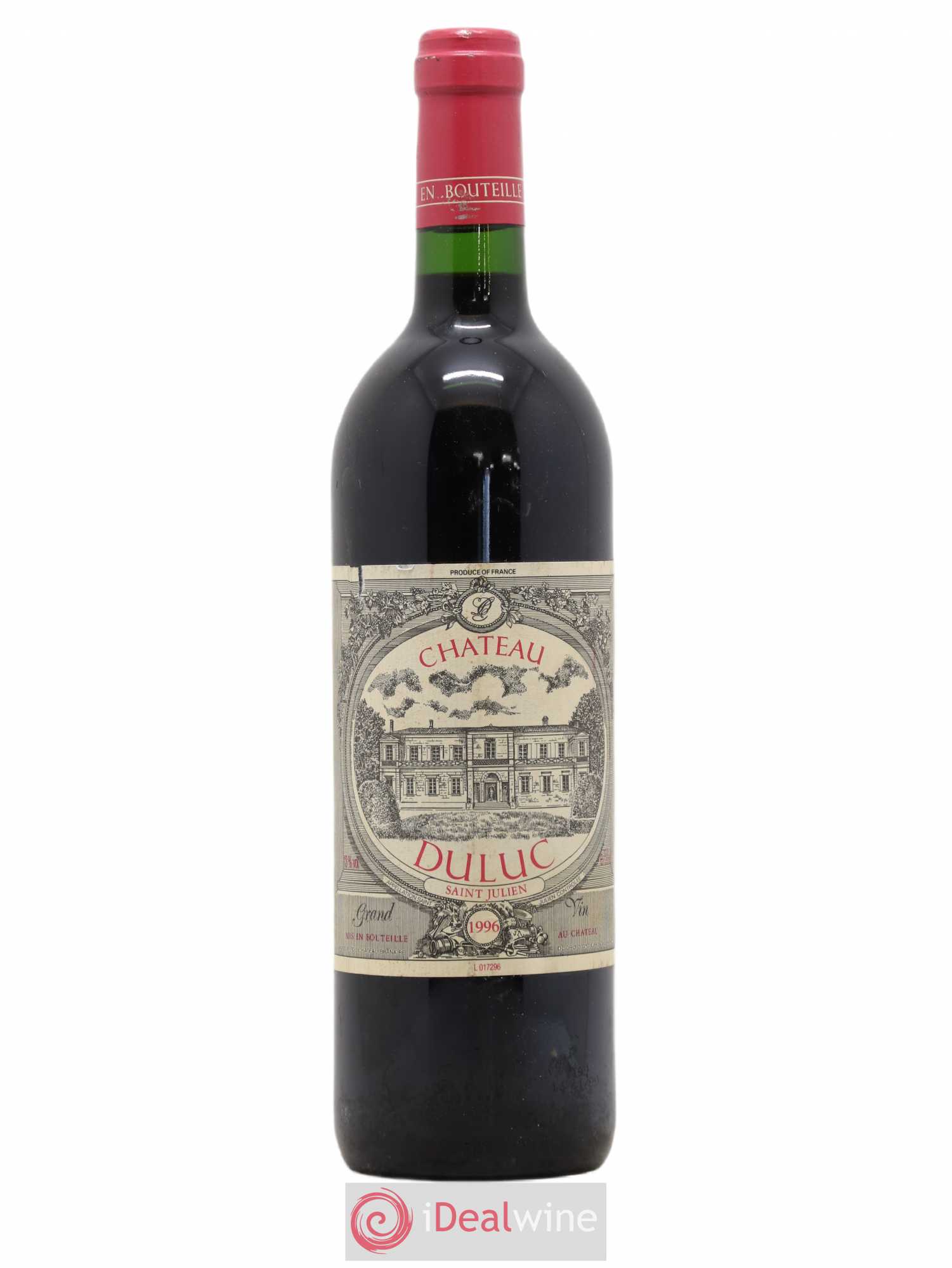 Duluc de Branaire Second Vin 1996 - Lot de 1 bouteille - 0