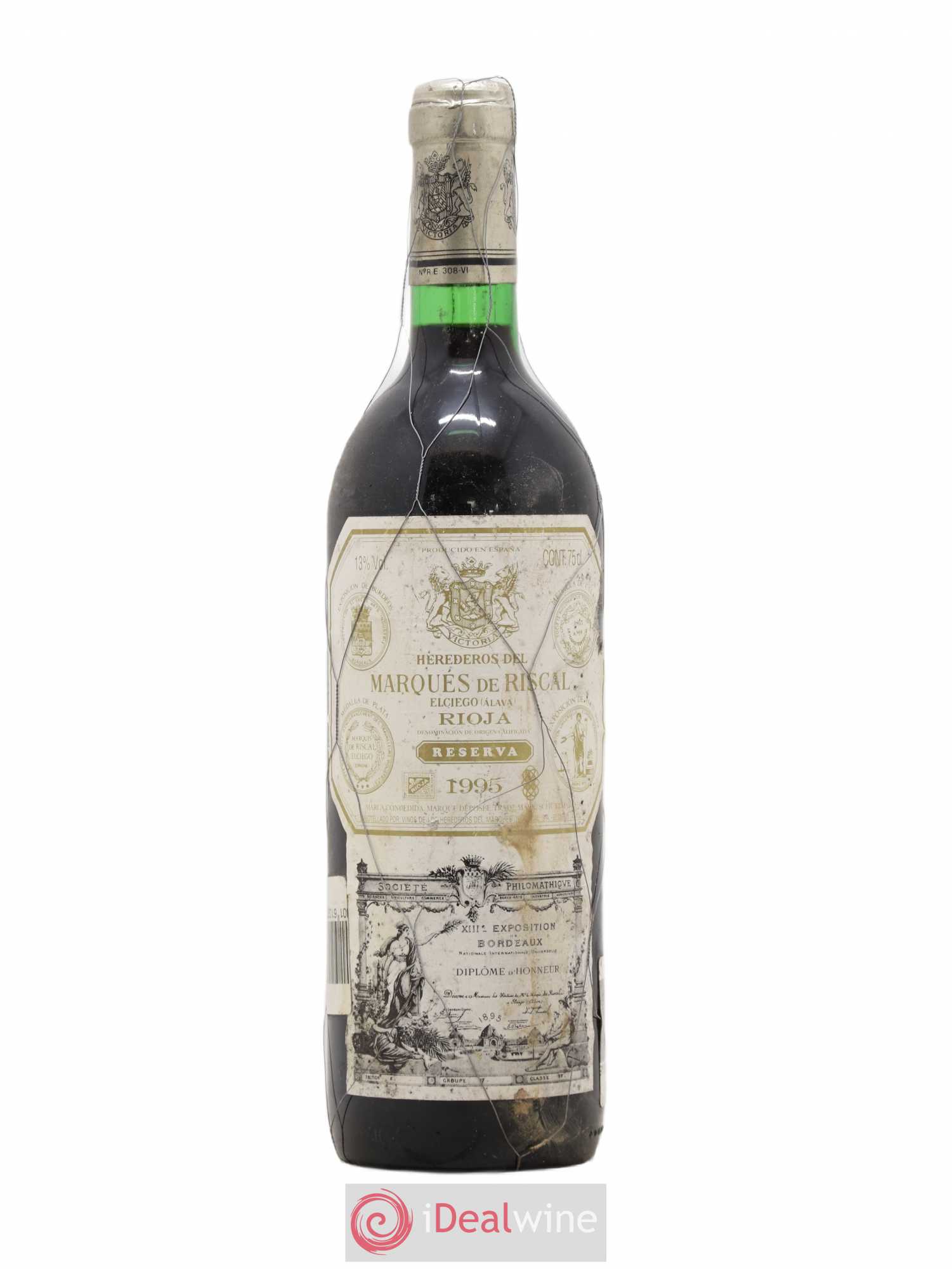 Rioja DOCA Reserva Marqués de Riscal 1995 - Posten von 1 Flasche - 0