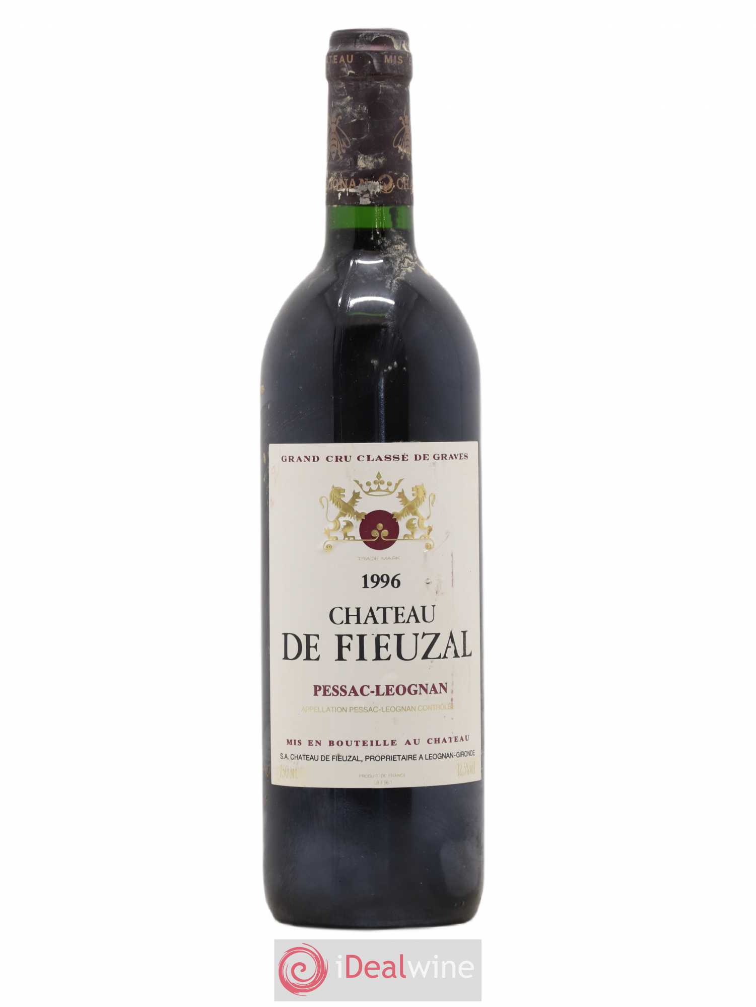 Château de Fieuzal Cru Classé de Graves 1996 - Lot de 1 bouteille - 0