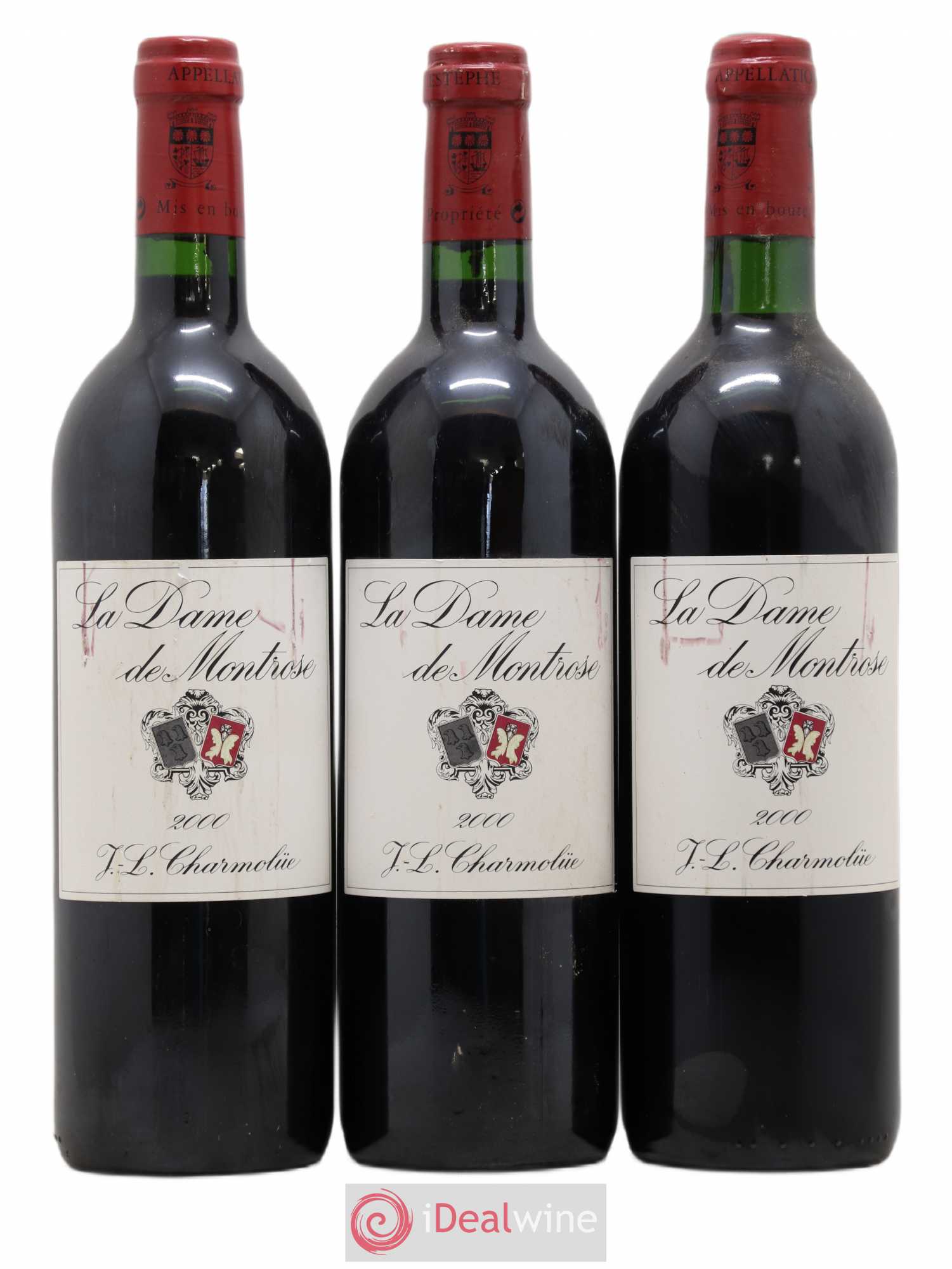 La Dame de Montrose Second Vin 2000 - Lot de 3 bouteilles - 0