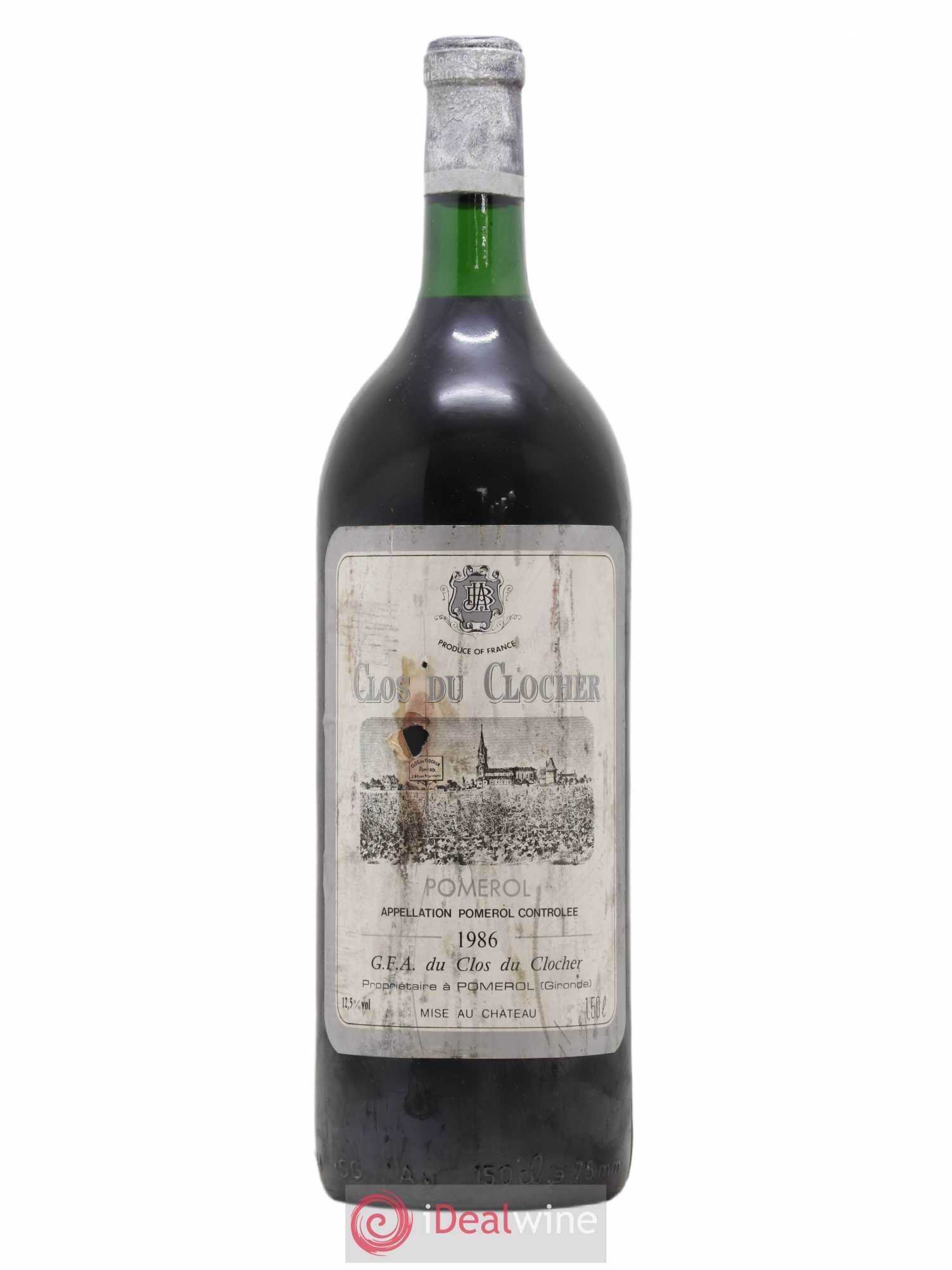 Clos du Clocher 1986 - Lot de 1 magnum - 0