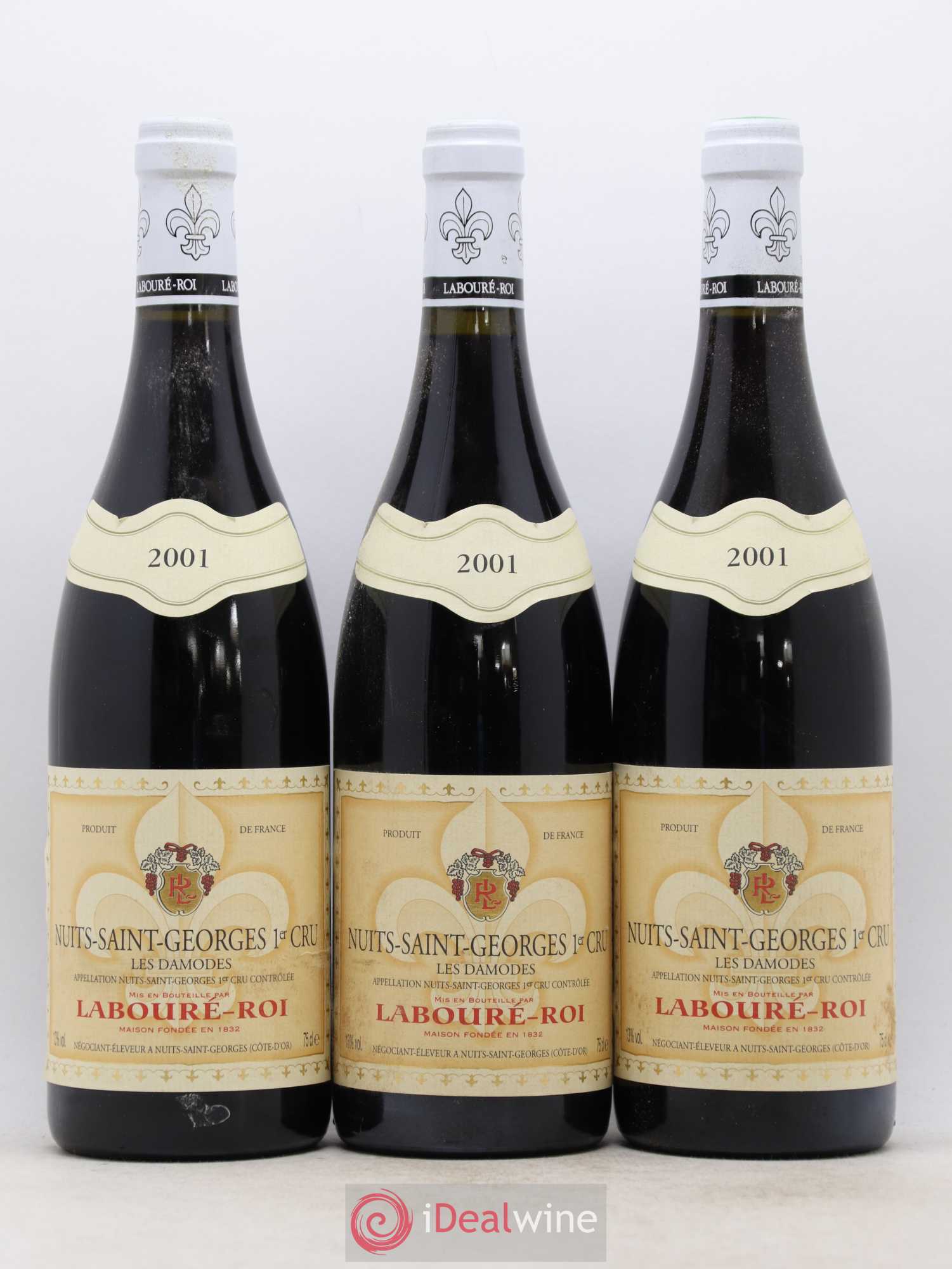 Nuits-Saint-Georges 1er Cru Les Damodes Labouré Roi  2001 - Lot de 6 bouteilles - 1