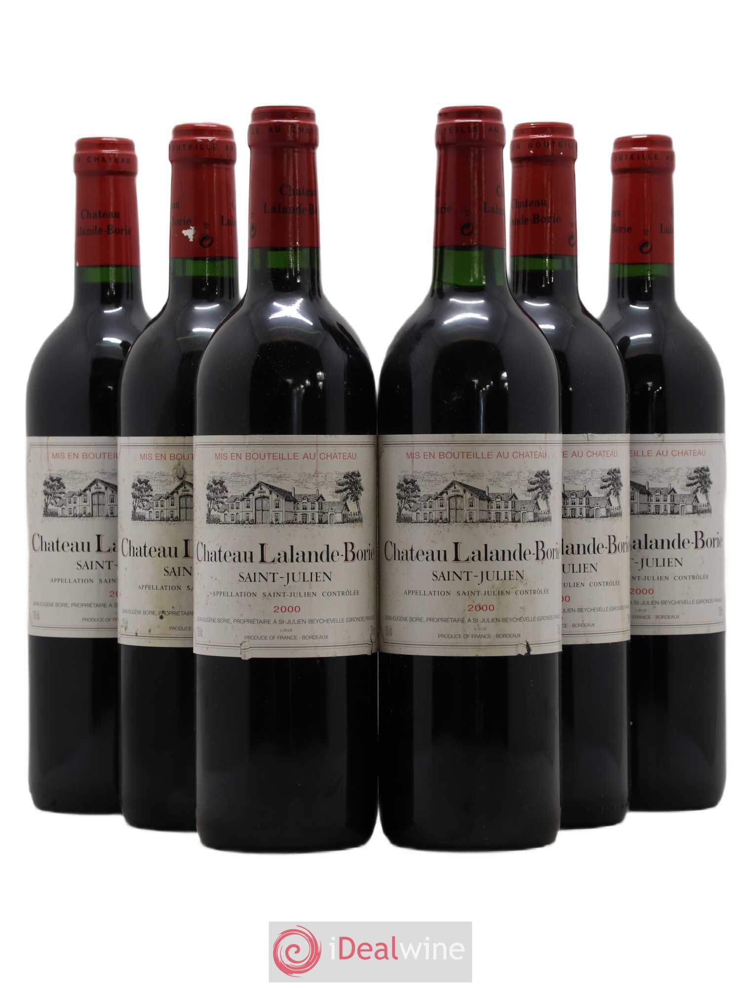 Château Lalande Borie 2000 - Lot de 6 bouteilles - 0