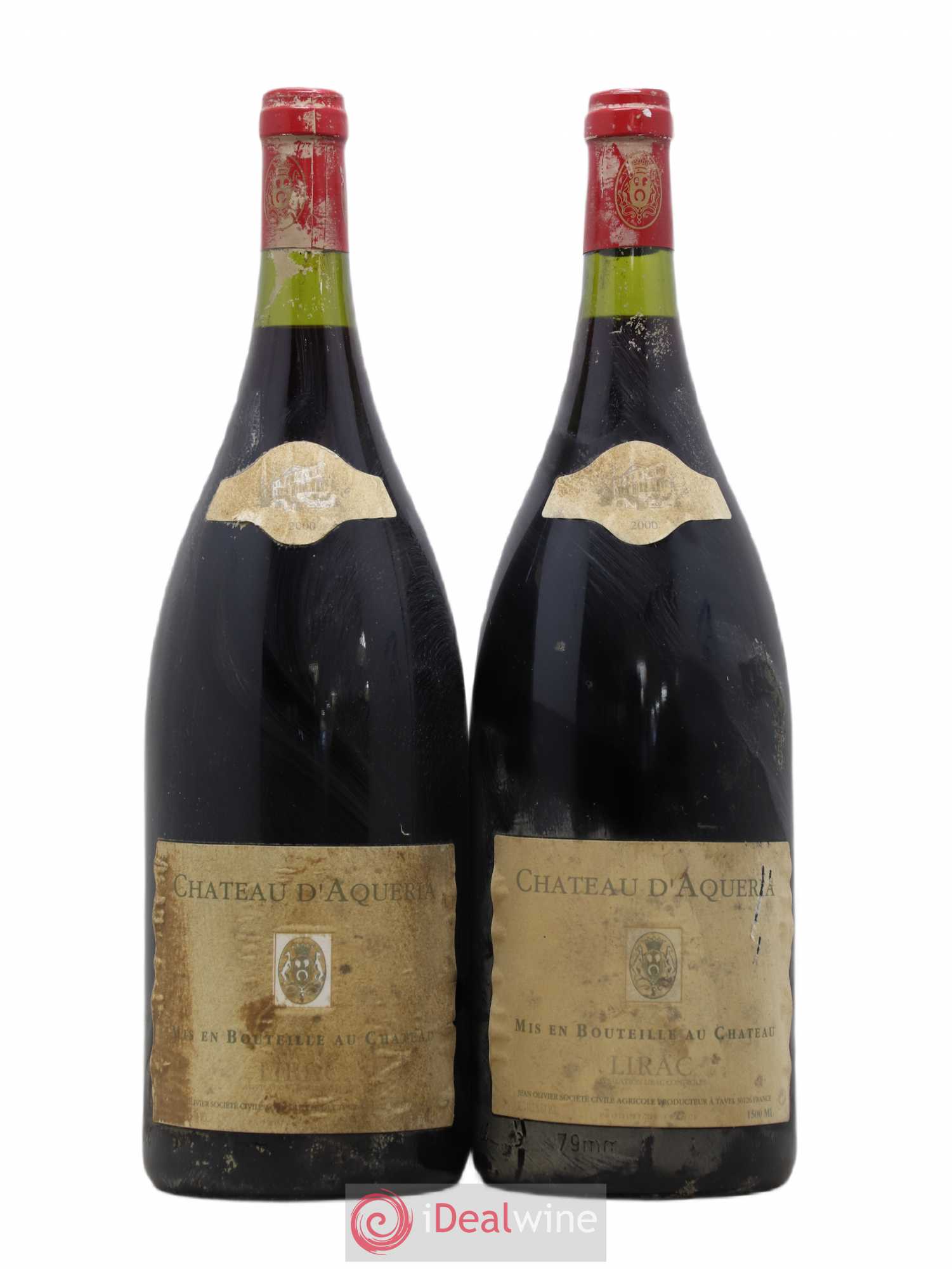 Lirac Château d'Aquiria 2000 - Posten von 2 Magnum - 0