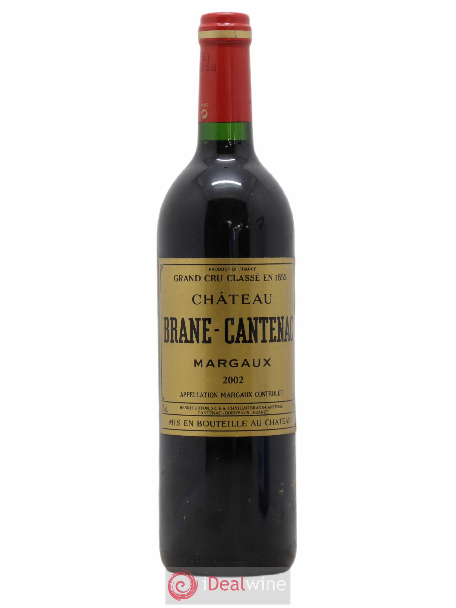 Château Brane Cantenac 2ème Grand Cru Classé 2002 - Lot de 1 bouteille - 0