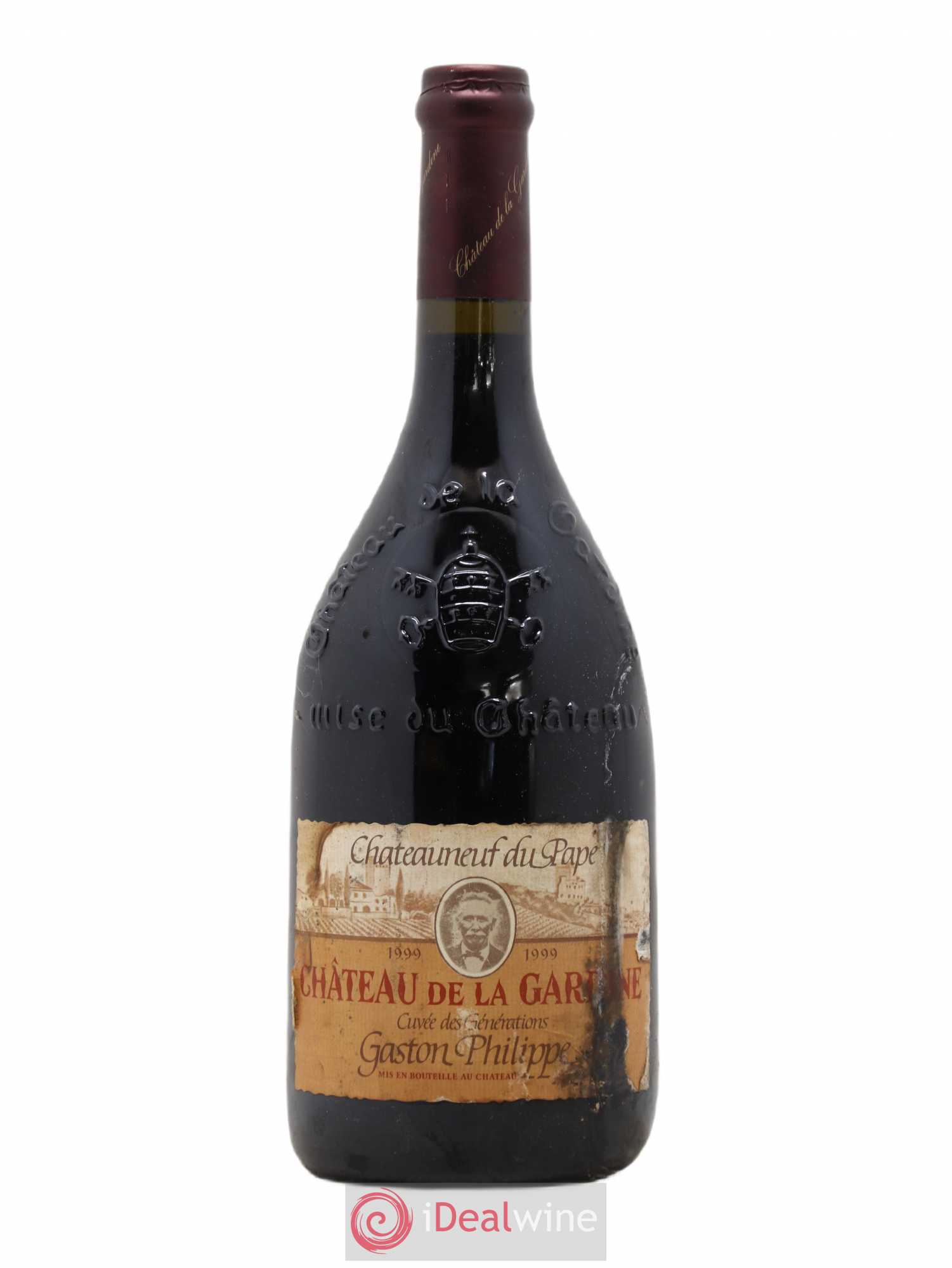 Châteauneuf-du-Pape Château de La Gardine Famille Brunel Gaston Philippe Cuvée des Générations 1999 - Lot de 1 bouteille - 0