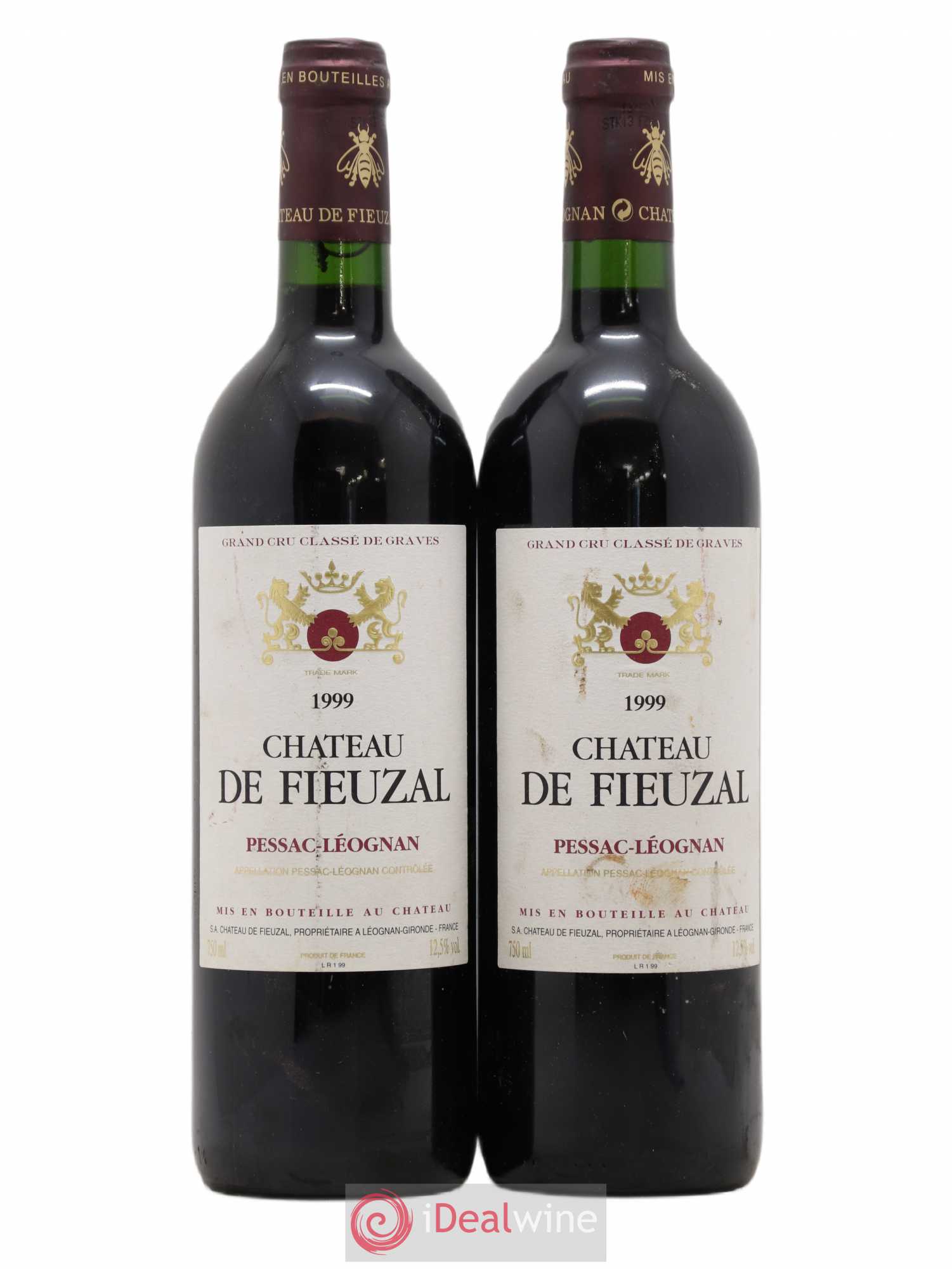 Château de Fieuzal Cru Classé de Graves 1999 - Lot de 2 bouteilles - 0