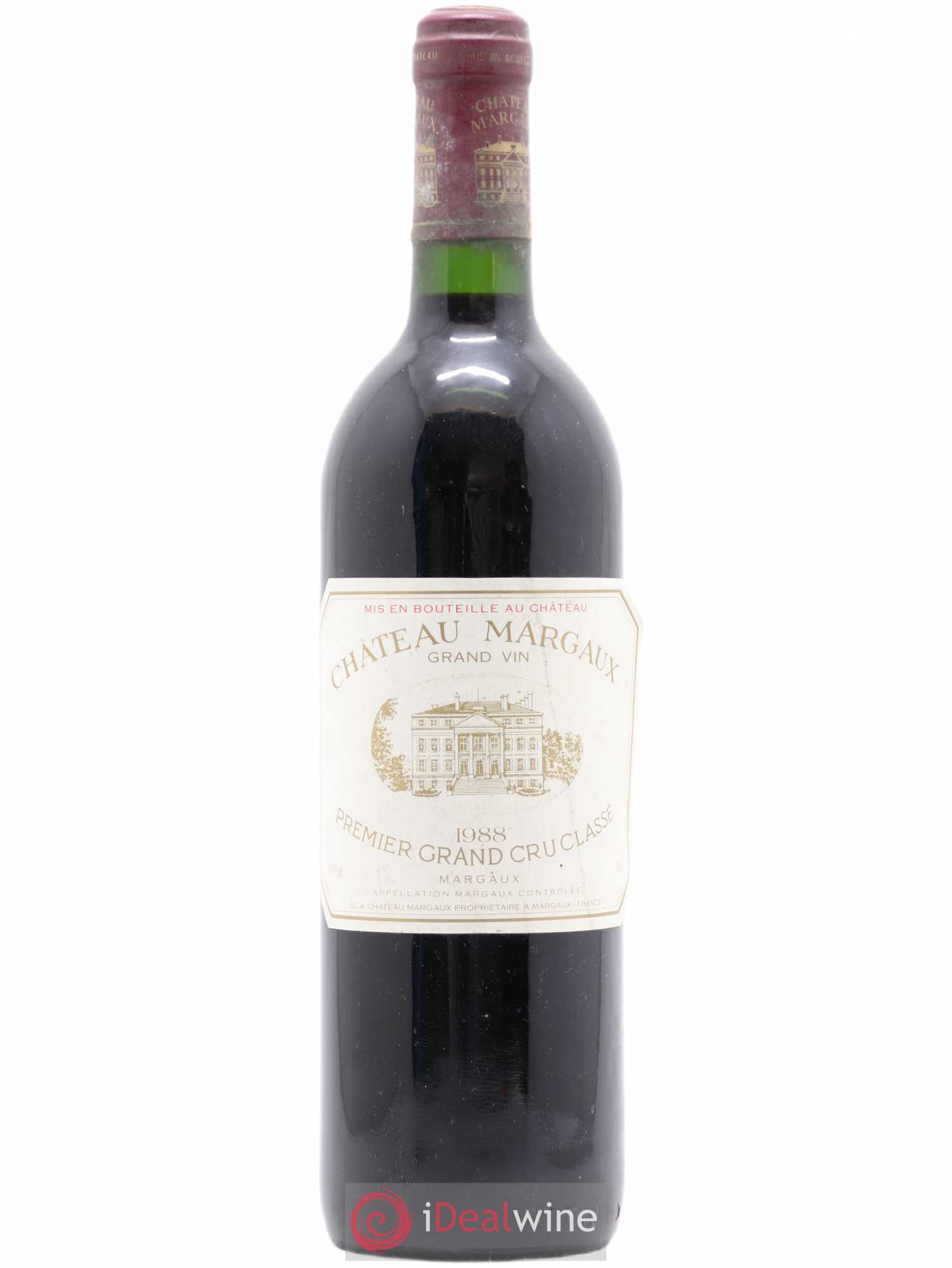 Château Margaux 1er Grand Cru Classé 1988 - Lot de 1 bouteille - 0