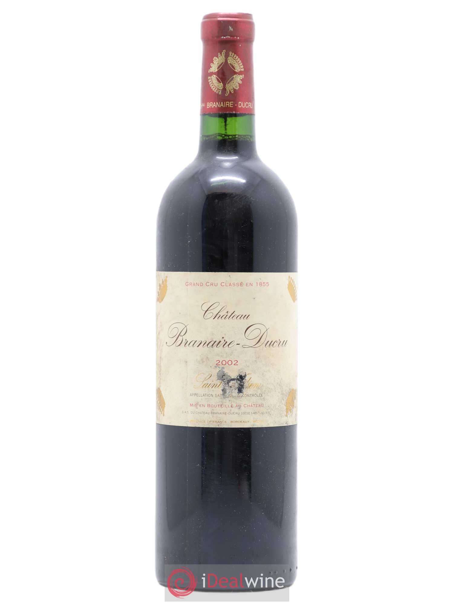 Château Branaire Ducru 4ème Grand Cru Classé 2002 - Lotto di 1 bottiglia - 0