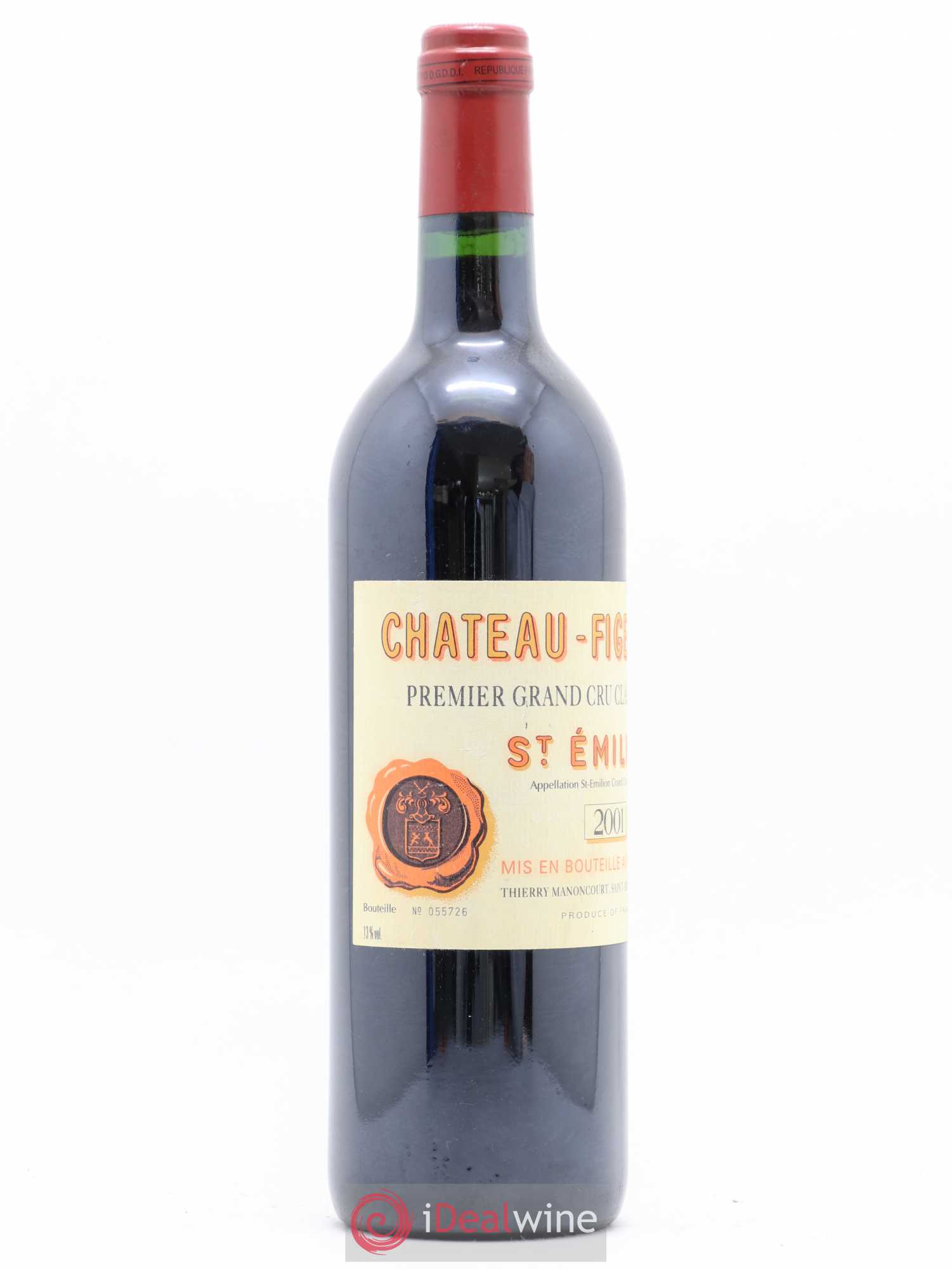 Château Figeac 1er Grand Cru Classé A 2001 - Lot de 1 bouteille - 1