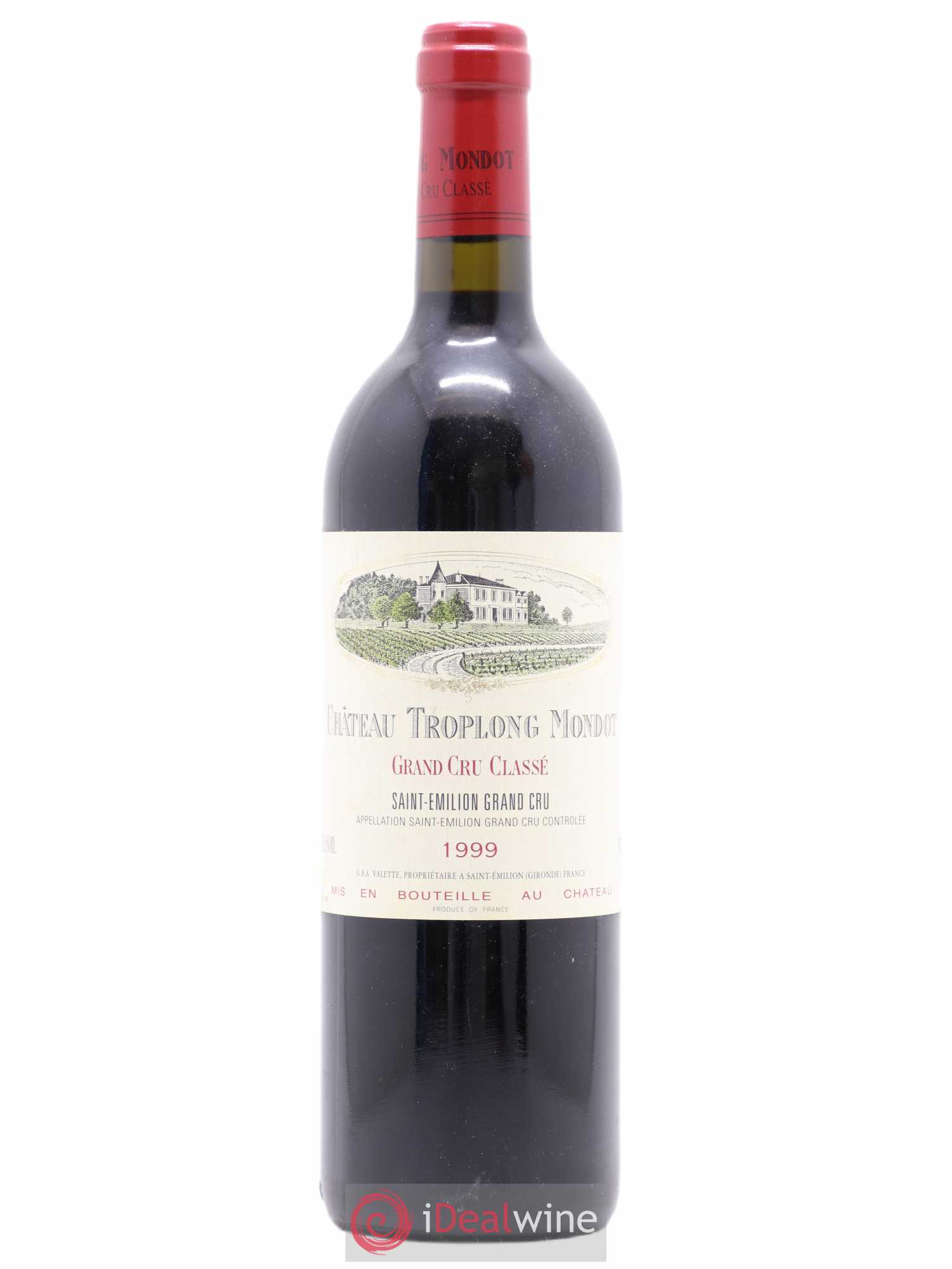 Château Troplong Mondot 1er Grand Cru Classé B 1999 - Lot de 1 bouteille - 0