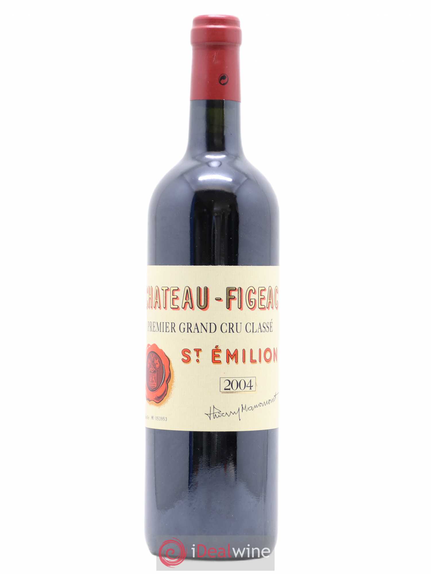 Château Figeac 1er Grand Cru Classé A 2004 - Lot de 1 bouteille - 0