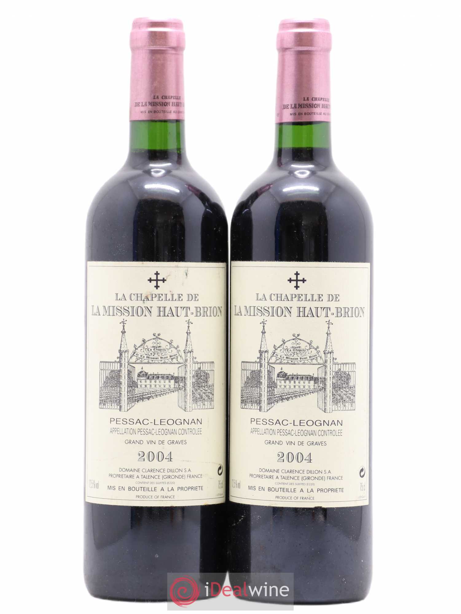 La Chapelle de La Mission Haut-Brion Second Vin 2004 - Lot de 2 bouteilles - 0