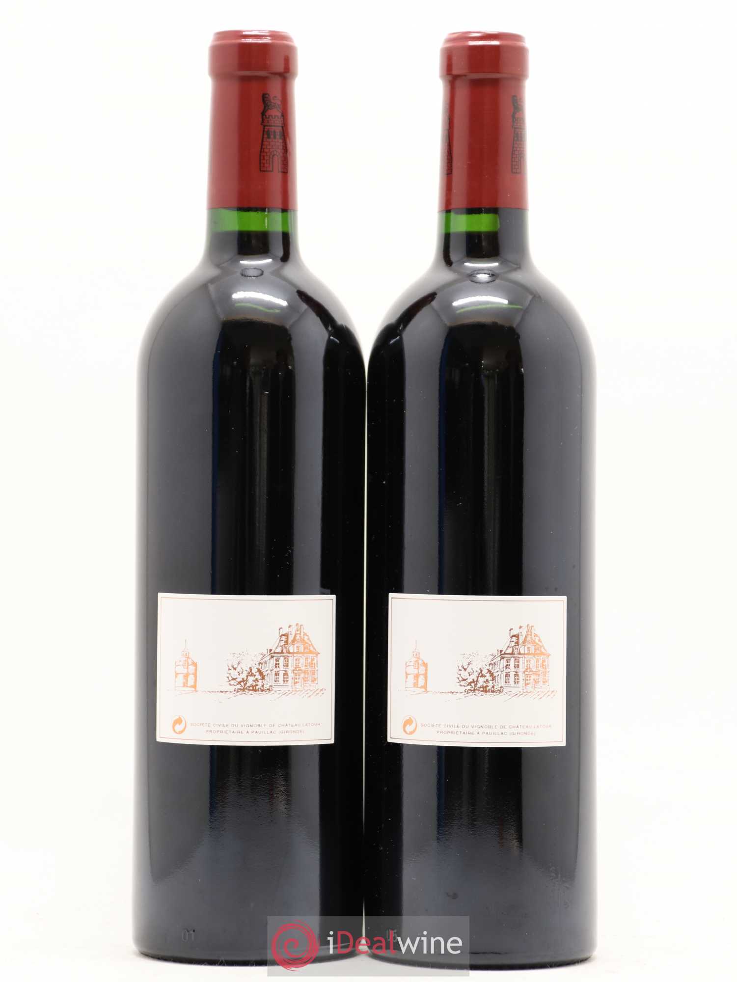 Château Latour 1er Grand Cru Classé 1998 - Lot de 2 bouteilles - 1