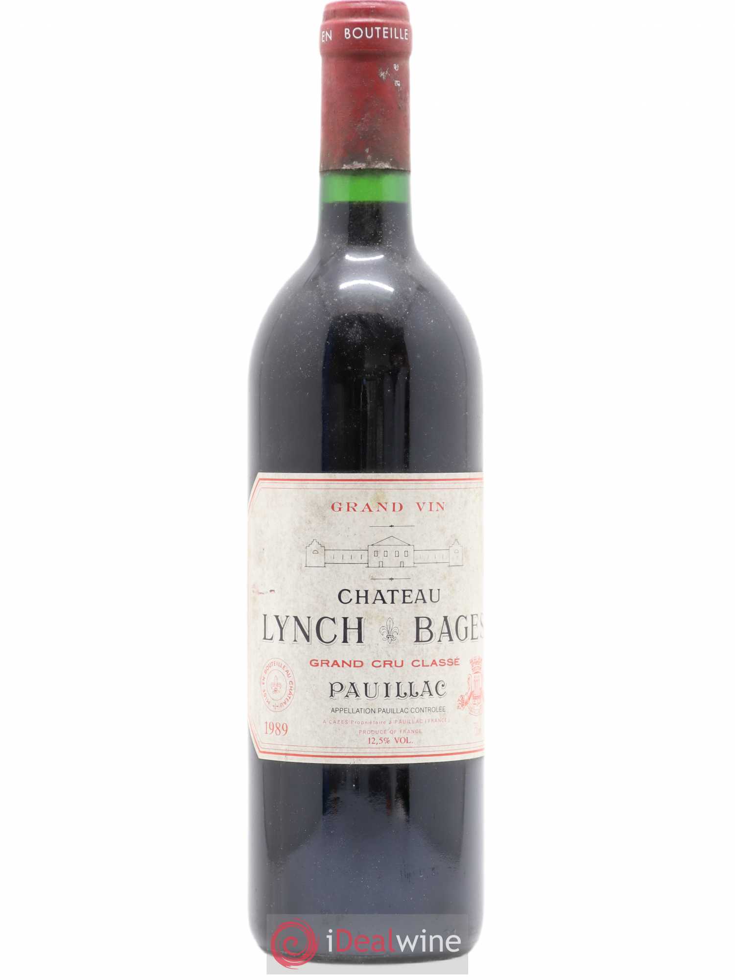 Château Lynch Bages 5ème Grand Cru Classé 1989 - Lot de 1 bouteille - 0
