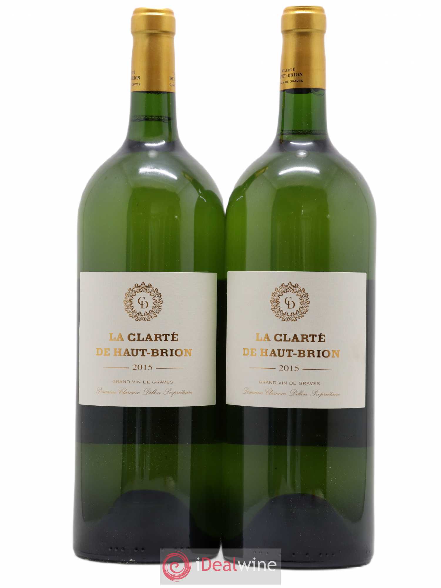 La Clarté de Haut Brion Second Vin 2015 - Lot de 2 magnums - 0