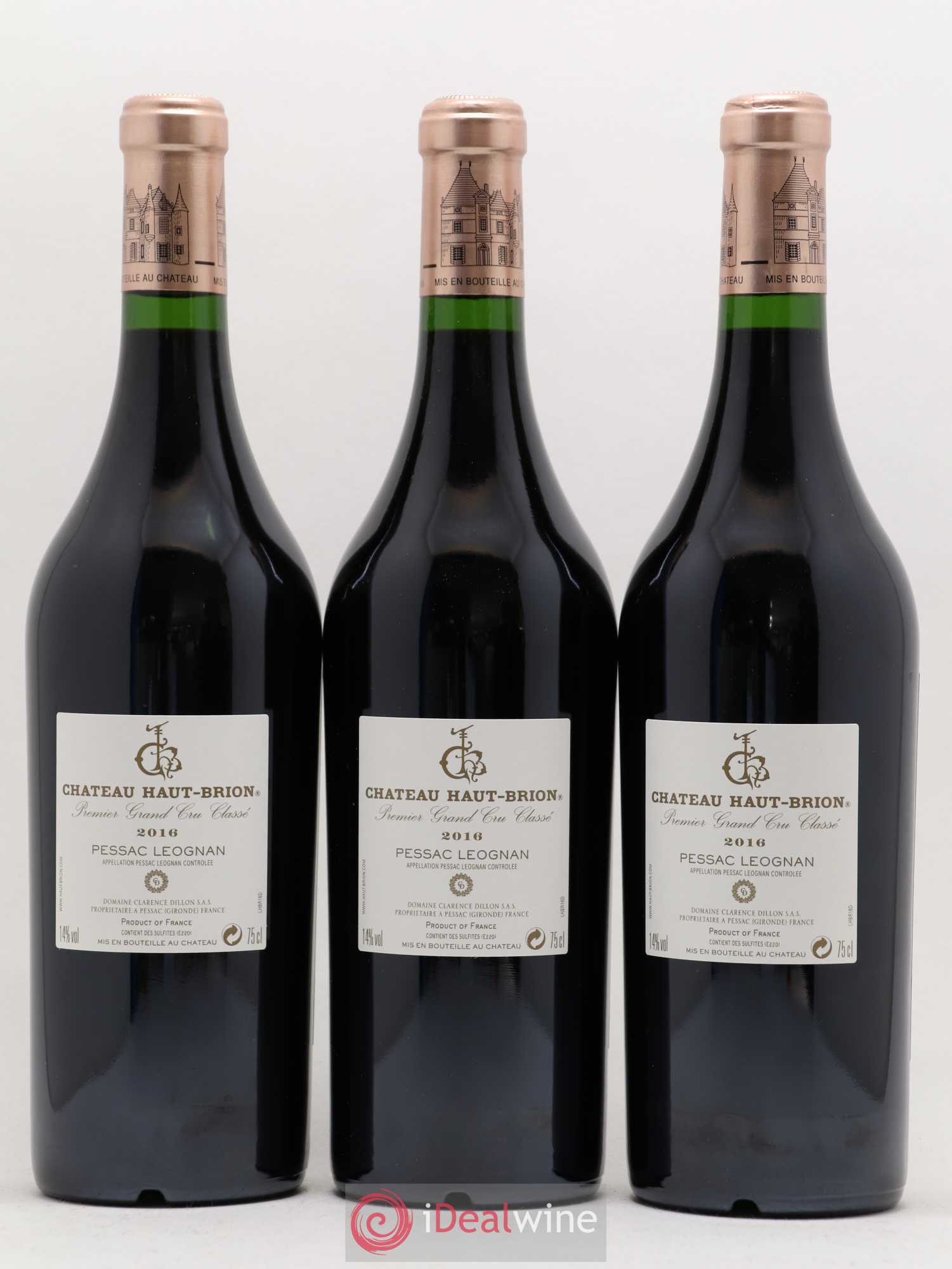 Château Haut Brion 1er Grand Cru Classé 2016 - Lot de 6 bouteilles - 2