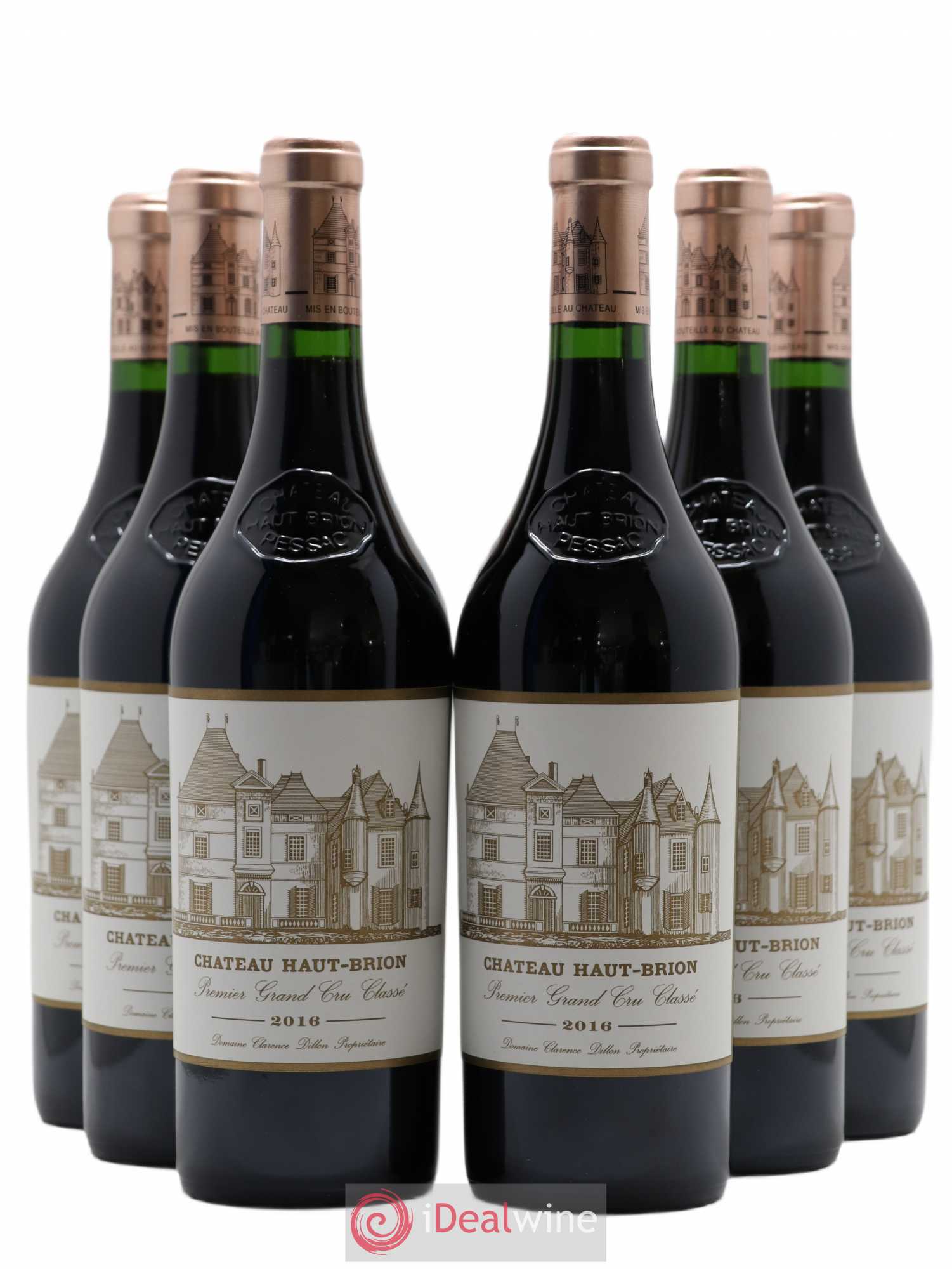 Château Haut Brion 1er Grand Cru Classé 2016 - Lot de 6 bouteilles - 0
