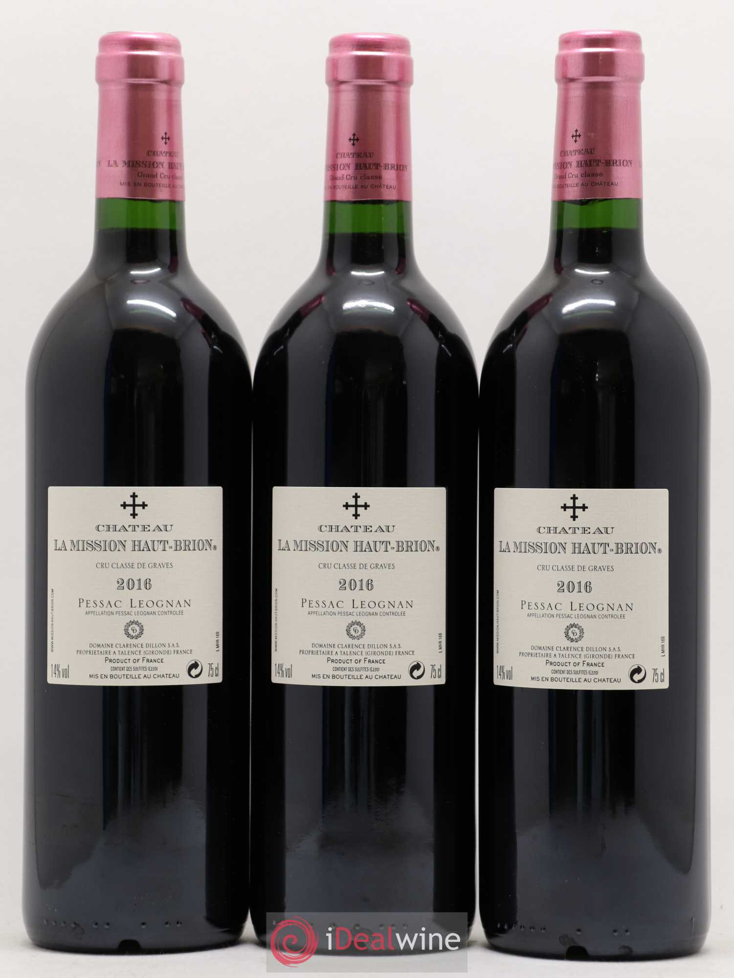 Château la Mission Haut-Brion Cru Classé de Graves 2016 - Lot de 6 bouteilles - 2