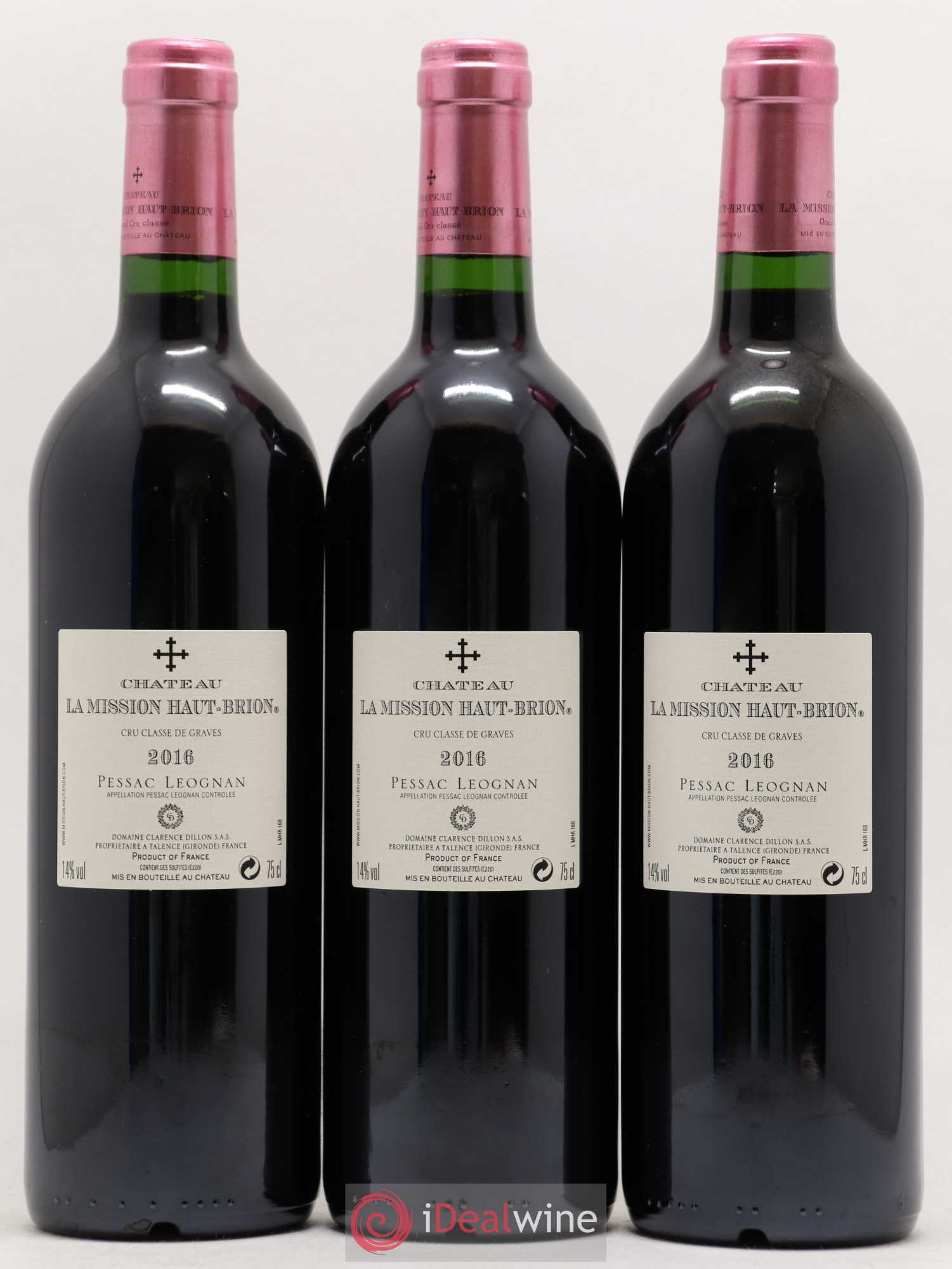 Château la Mission Haut-Brion Cru Classé de Graves 2016 - Lot de 6 bouteilles - 4