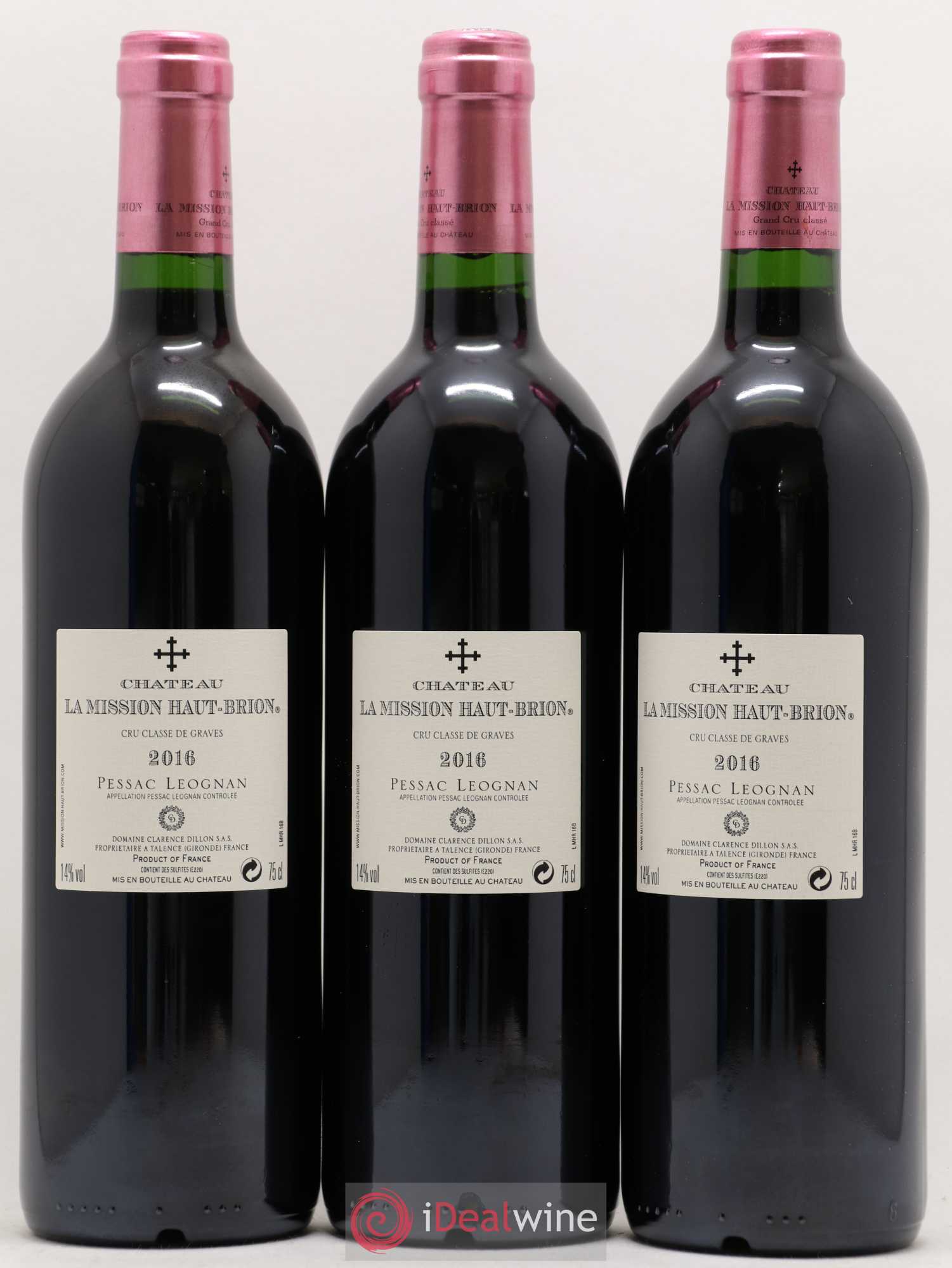 Château la Mission Haut-Brion Cru Classé de Graves 2016 - Lot de 6 bouteilles - 2