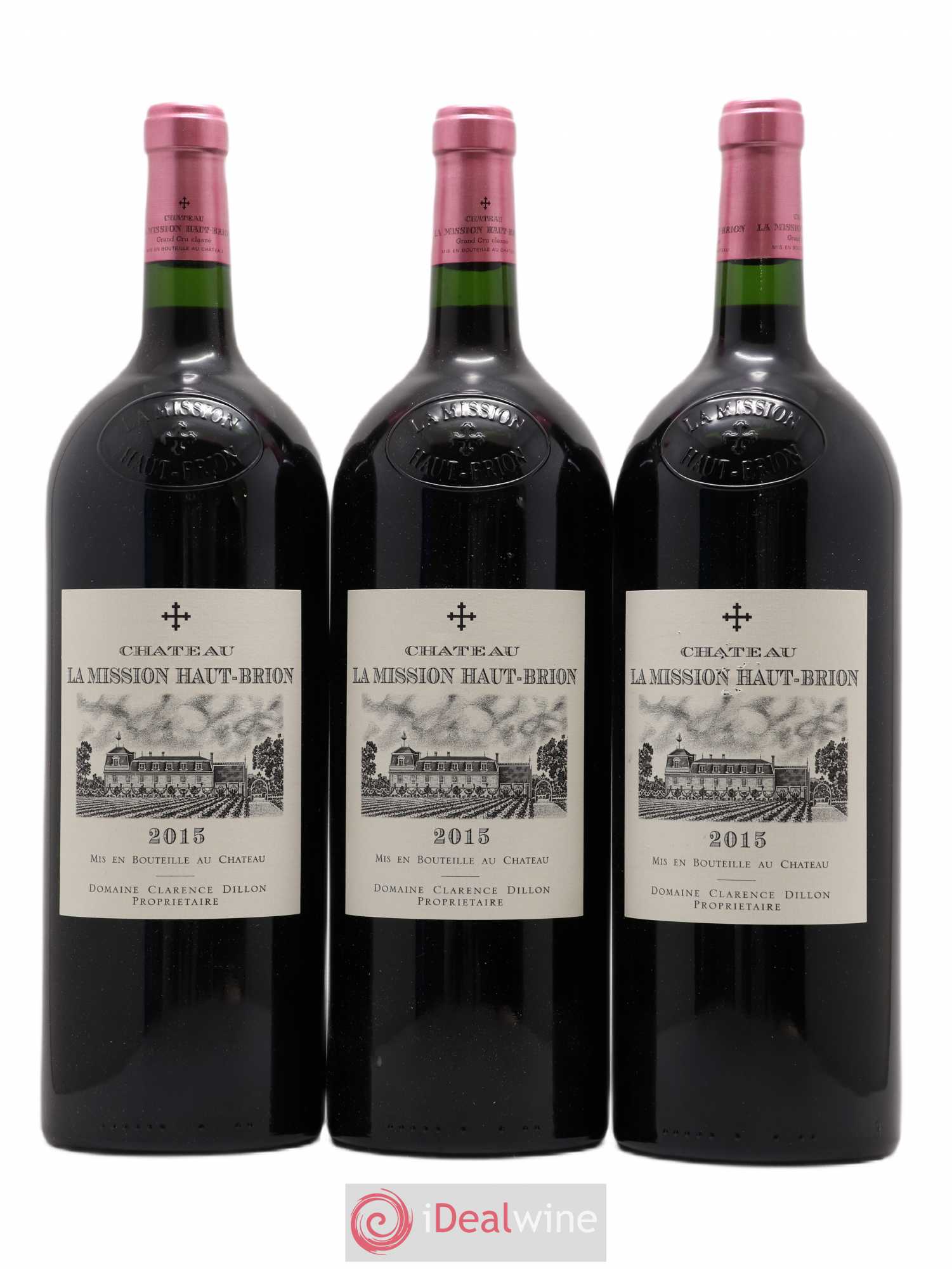 Château la Mission Haut-Brion Cru Classé de Graves 2015 - Lot de 3 magnums - 0