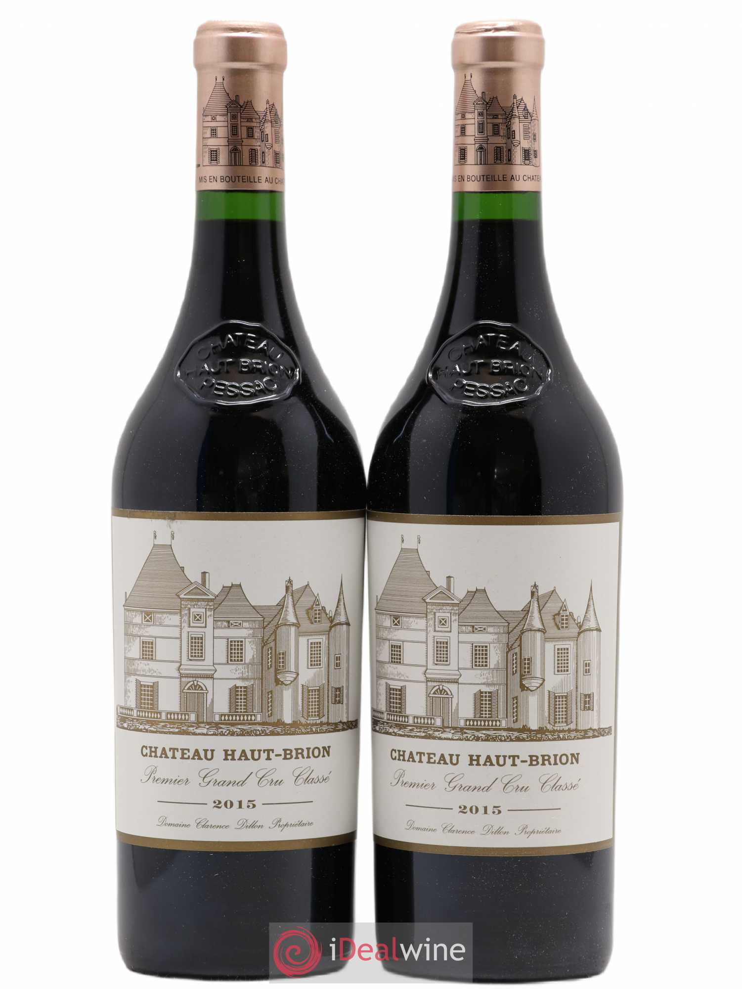 Château Haut Brion 1er Grand Cru Classé 2015 - Lot de 2 bouteilles - 0
