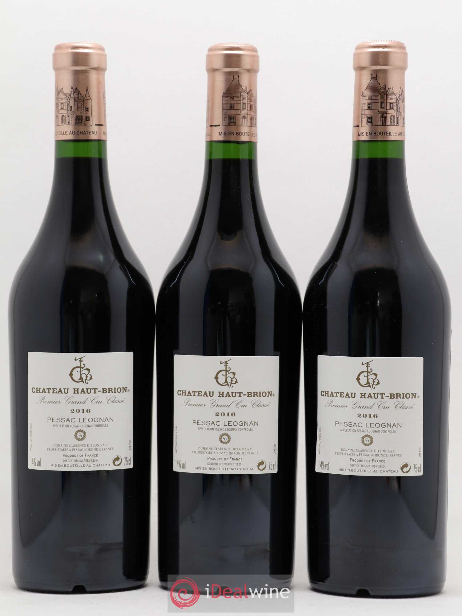 Château Haut Brion 1er Grand Cru Classé 2016 - Lot de 6 bouteilles - 2