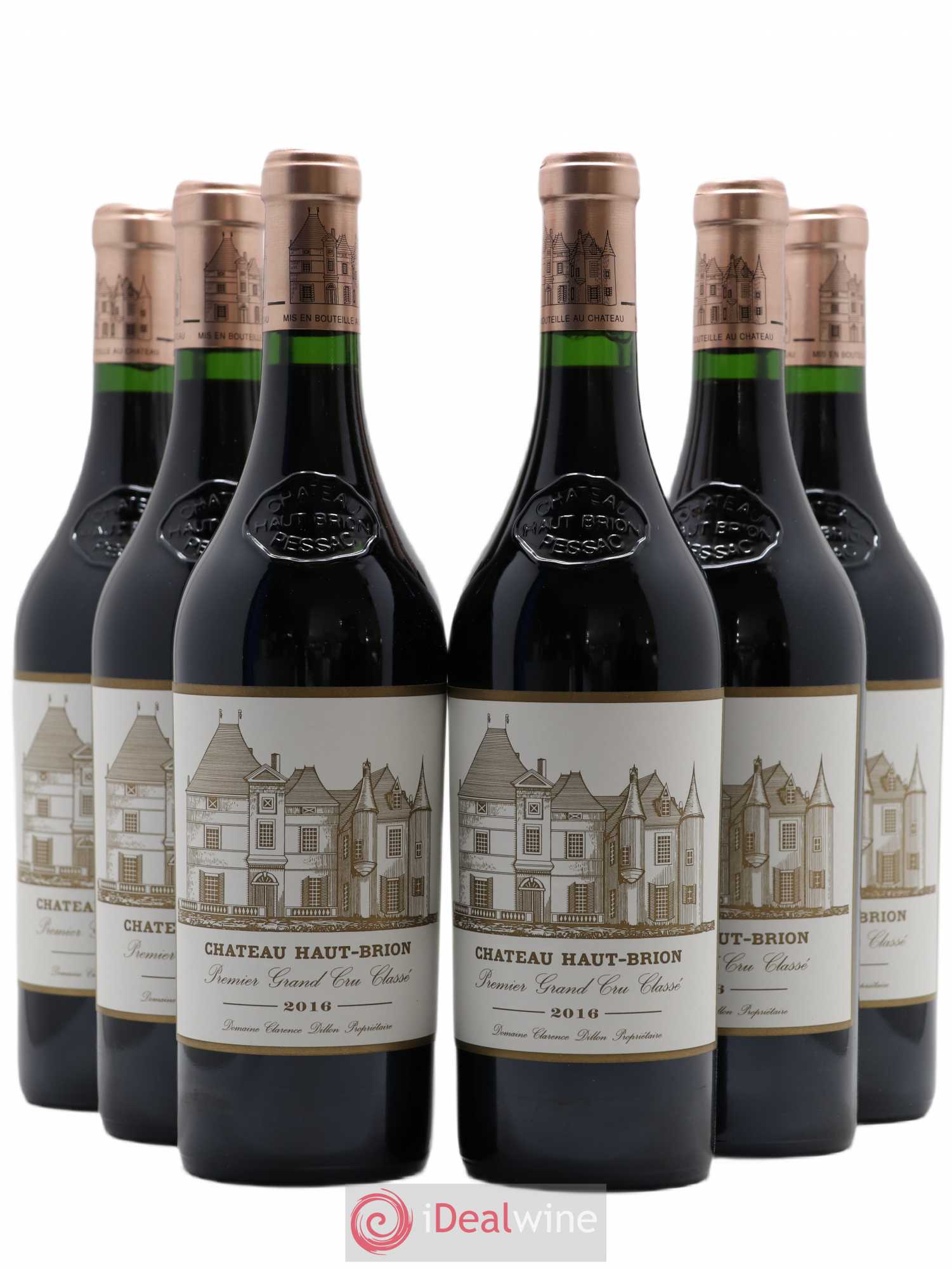 Château Haut Brion 1er Grand Cru Classé 2016 - Lot de 6 bouteilles - 0