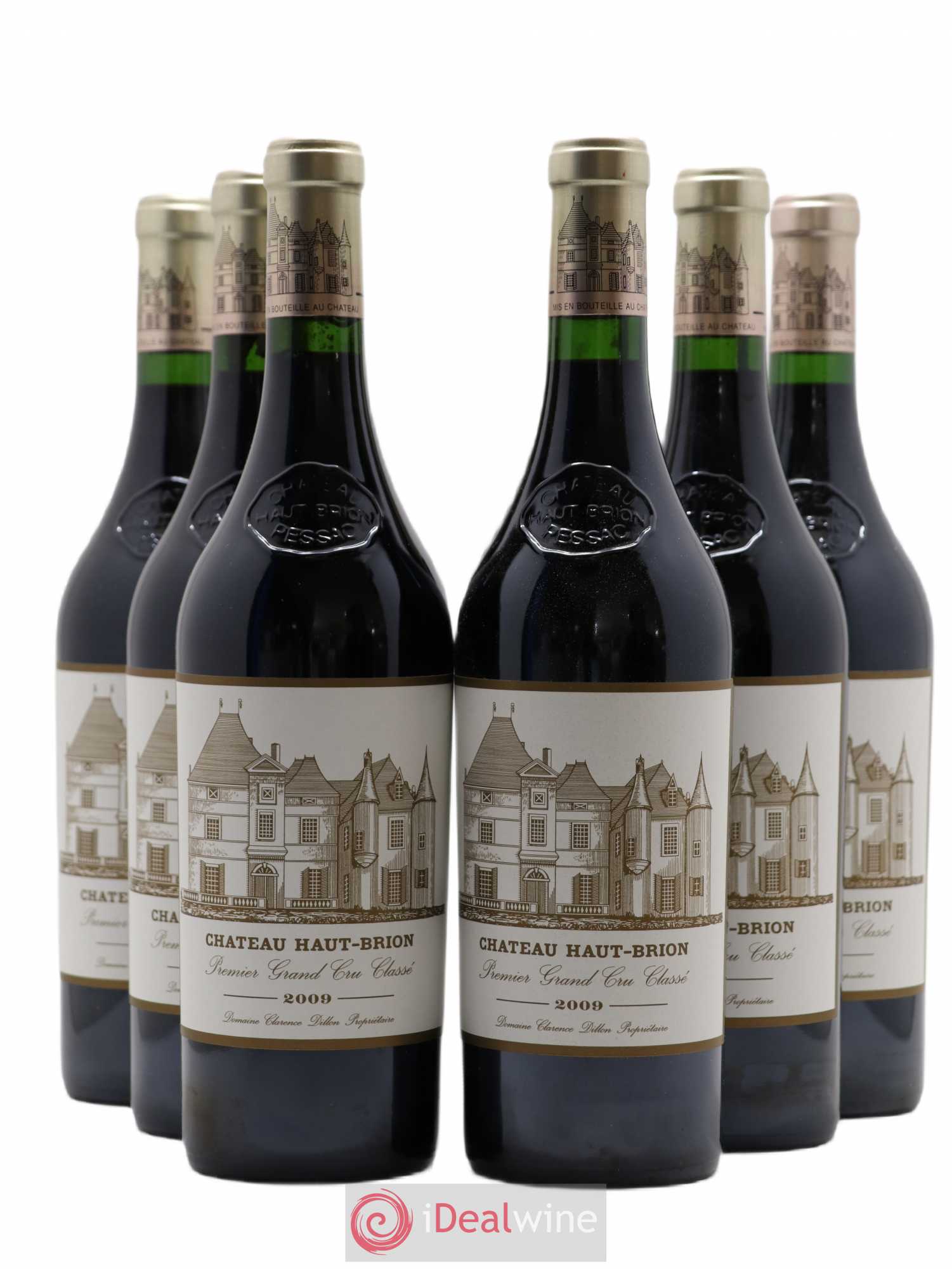 Château Haut Brion 1er Grand Cru Classé 2009 - Lot de 6 bouteilles - 0