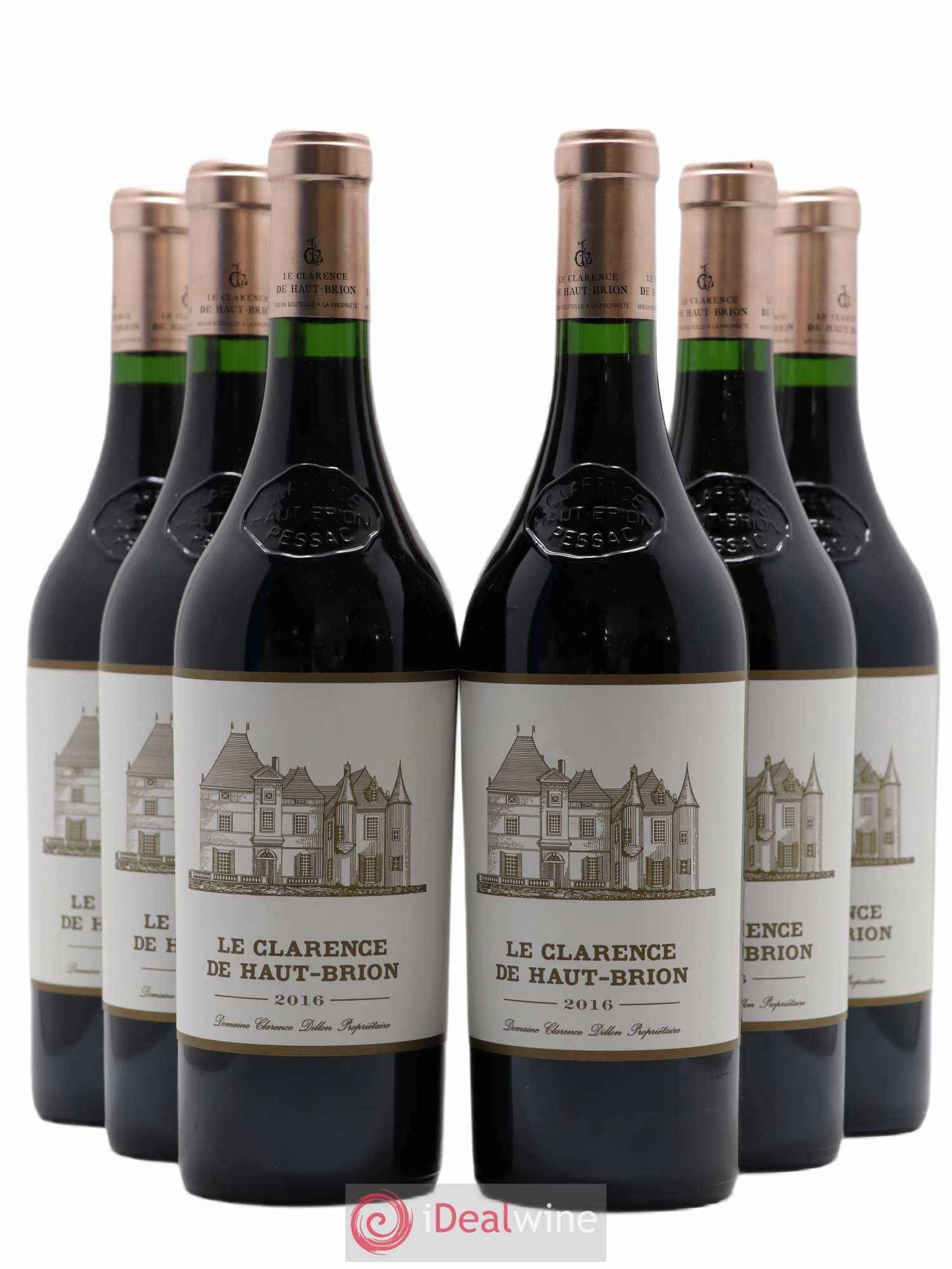 Clarence (Bahans) de Haut-Brion Second Vin 2016 - Lot de 6 bouteilles - 0