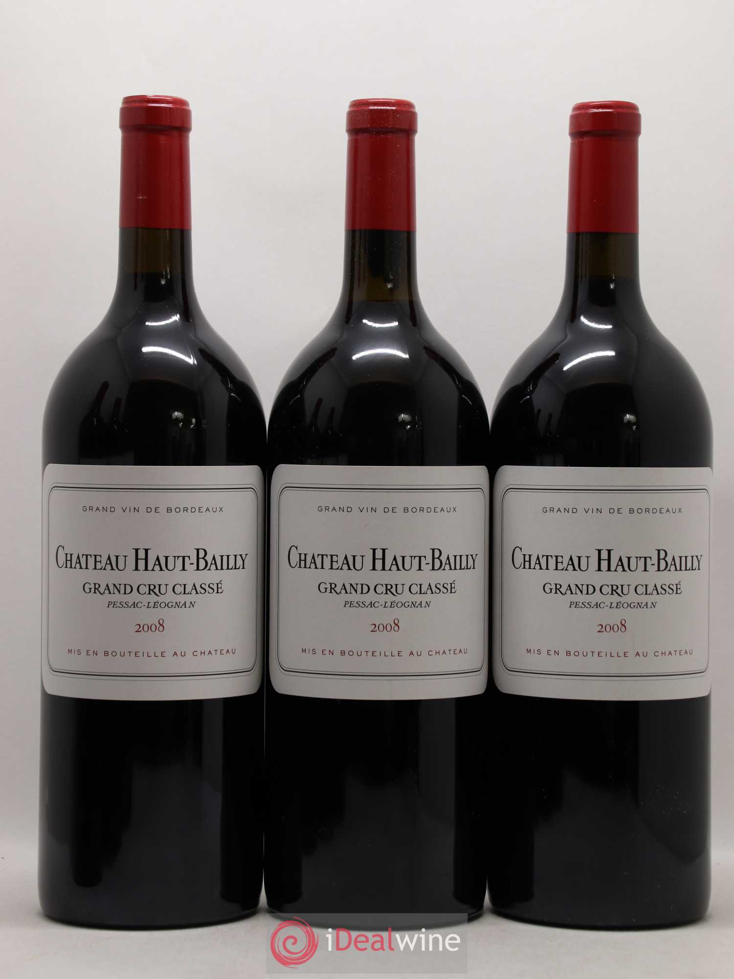 Château Haut-Bailly Cru Classé de Graves 2008 - Lot de 6 magnums - 1