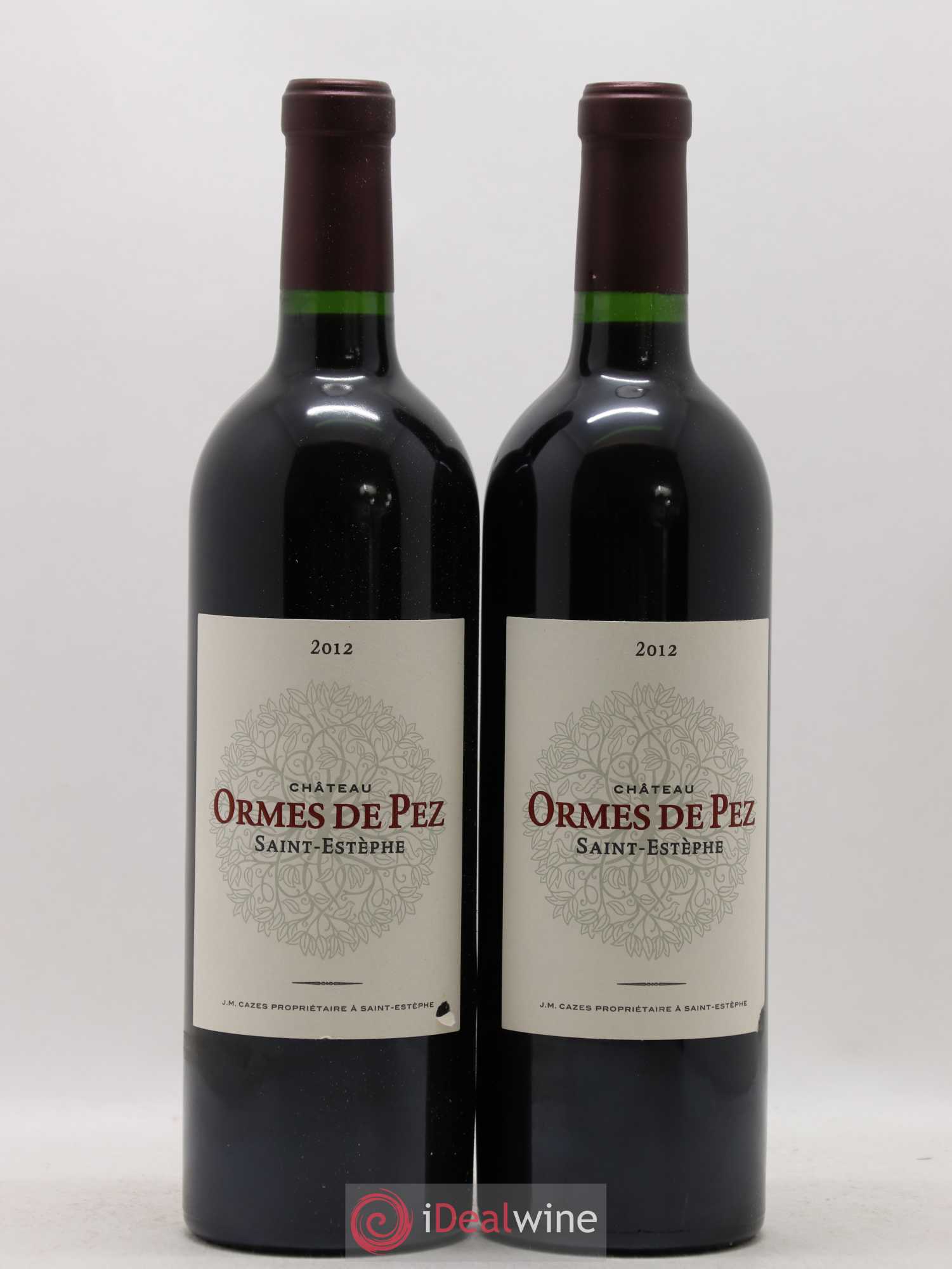 Château les Ormes de Pez 2012 - Lot de 2 bouteilles - 0