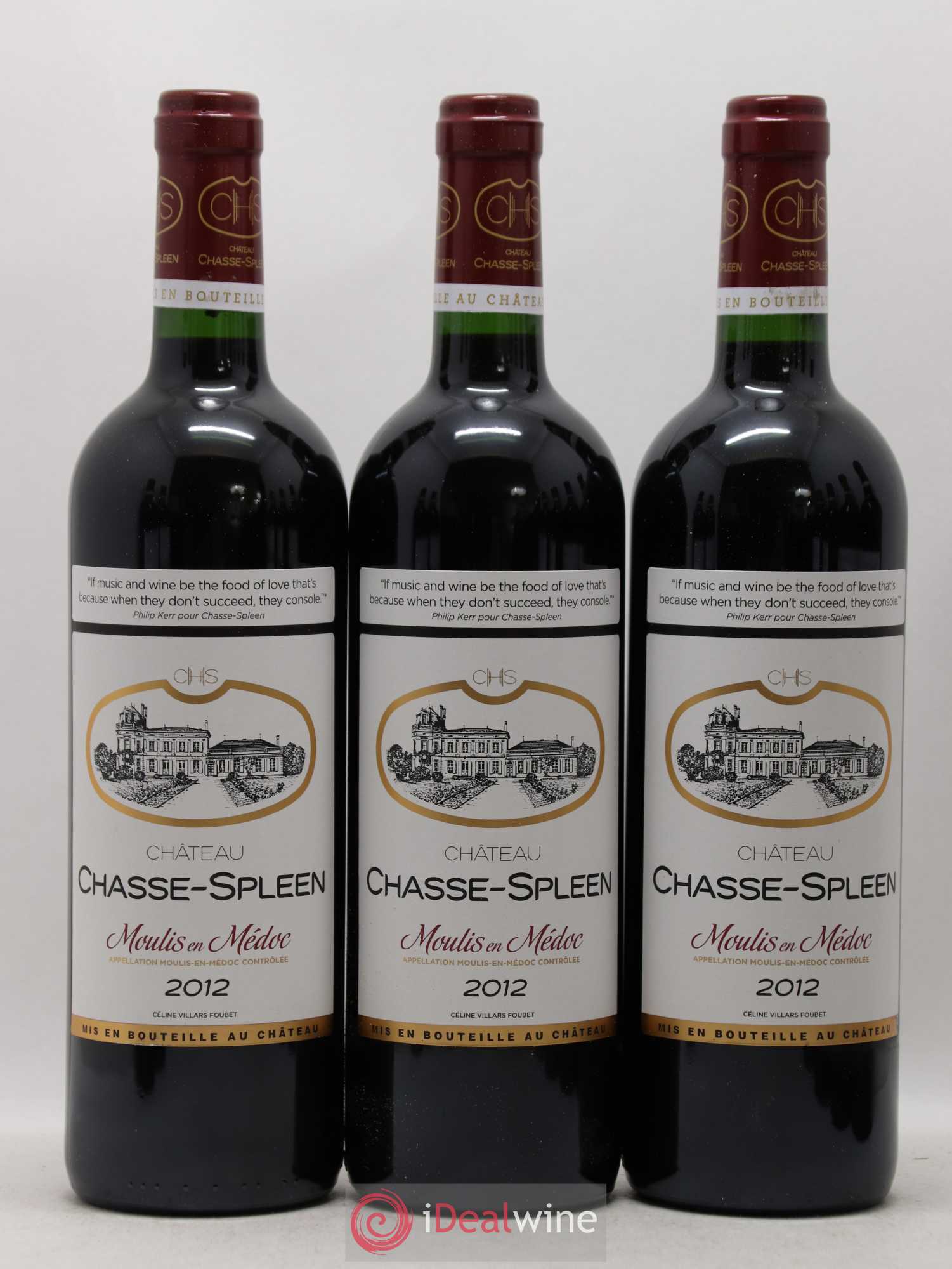 Château Chasse Spleen 2012 - Lot de 12 bouteilles - 2