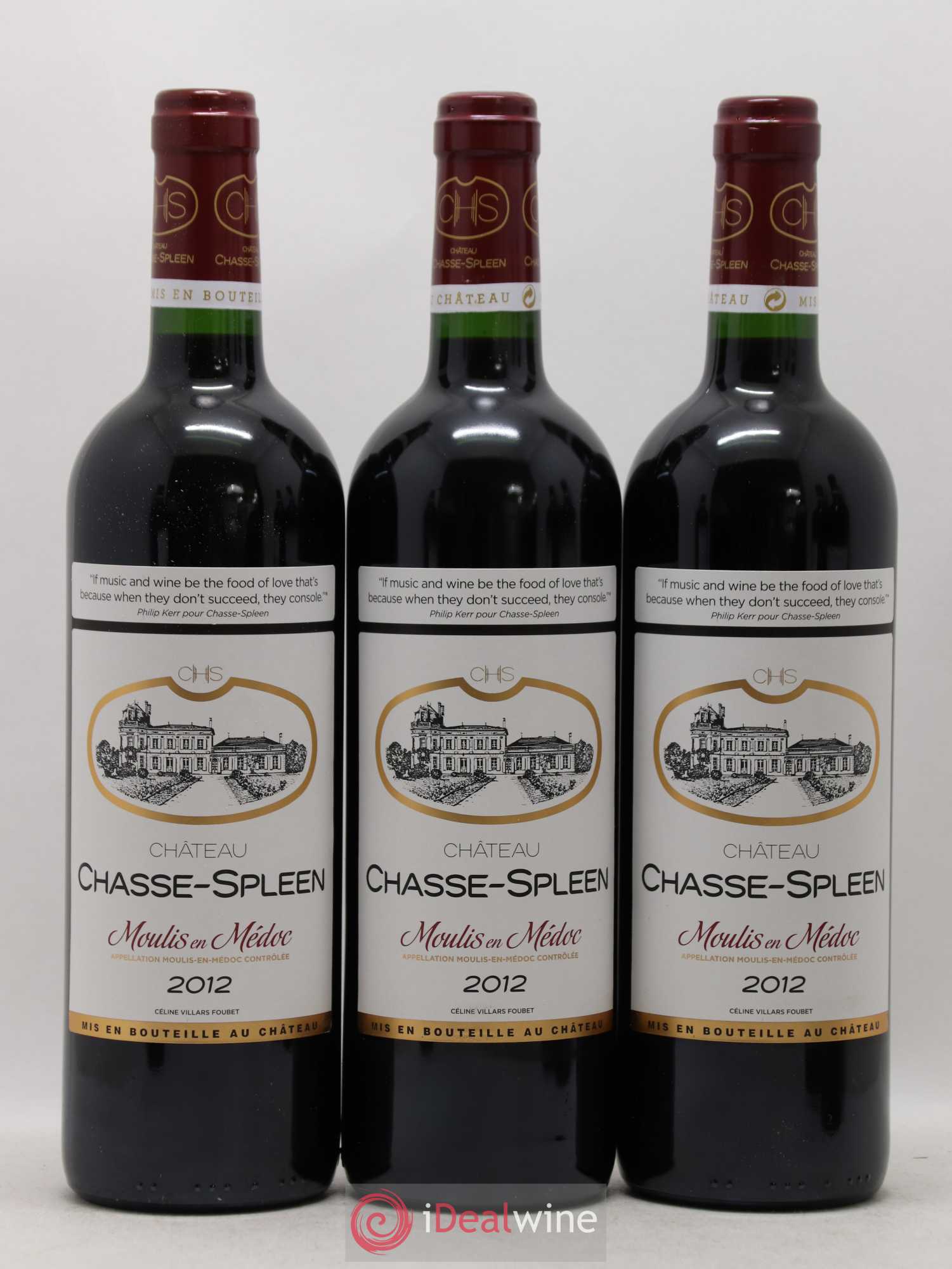 Château Chasse Spleen 2012 - Lot de 12 bouteilles - 3